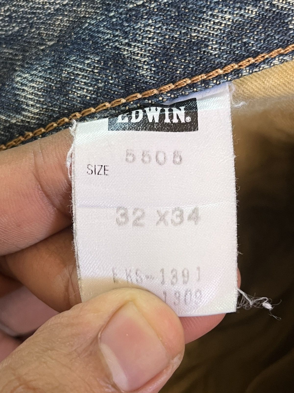 Edwin Vintage Edwin 505X Selvedge Distressed Denim Size US 32 / EU 48 - 9 Thumbnail