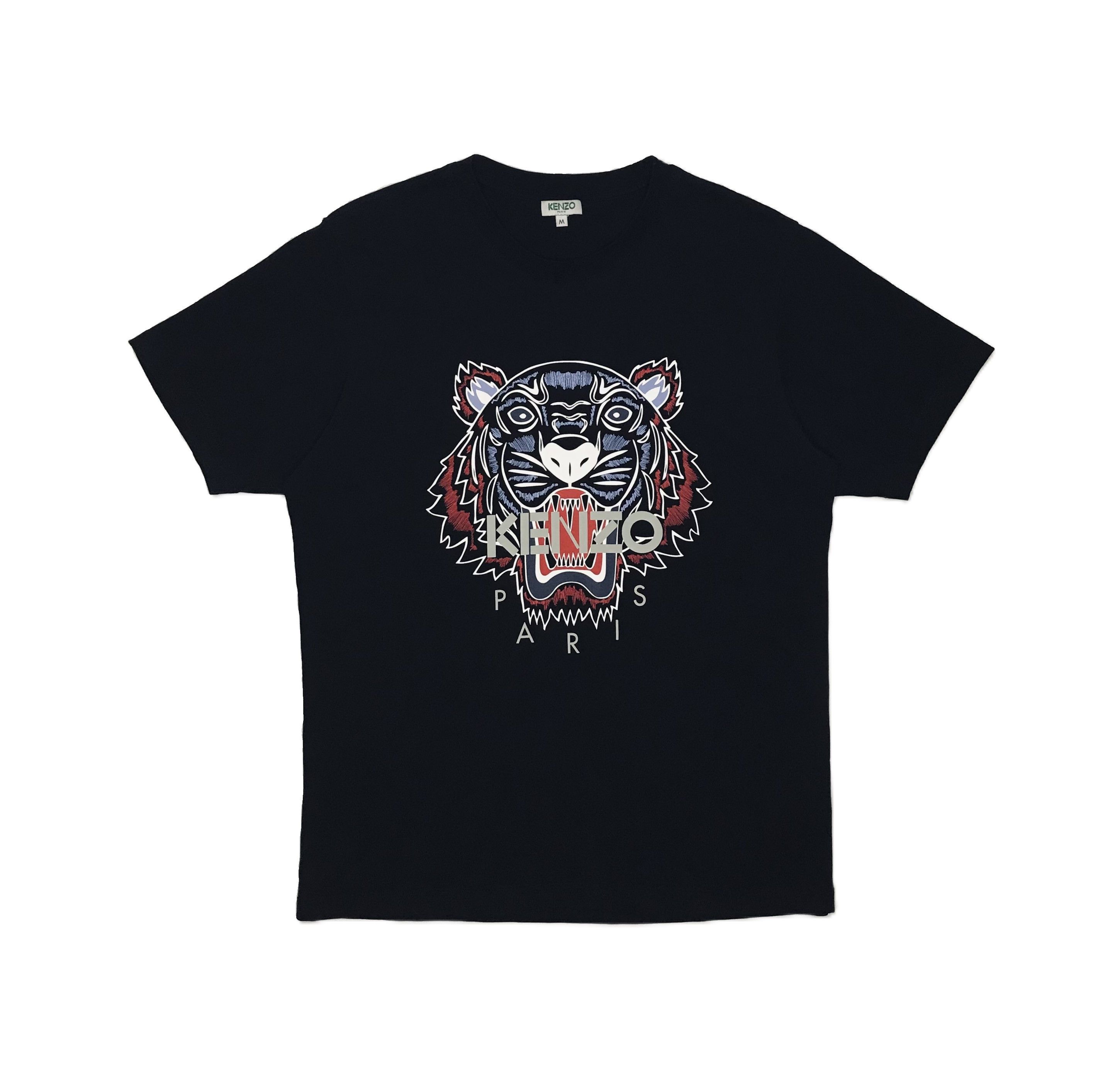 Kenzo Kenzo Tiger Logo T-Shirt Mens M Black Size US M / EU 48-50 / 2 - 1 Thumbnail