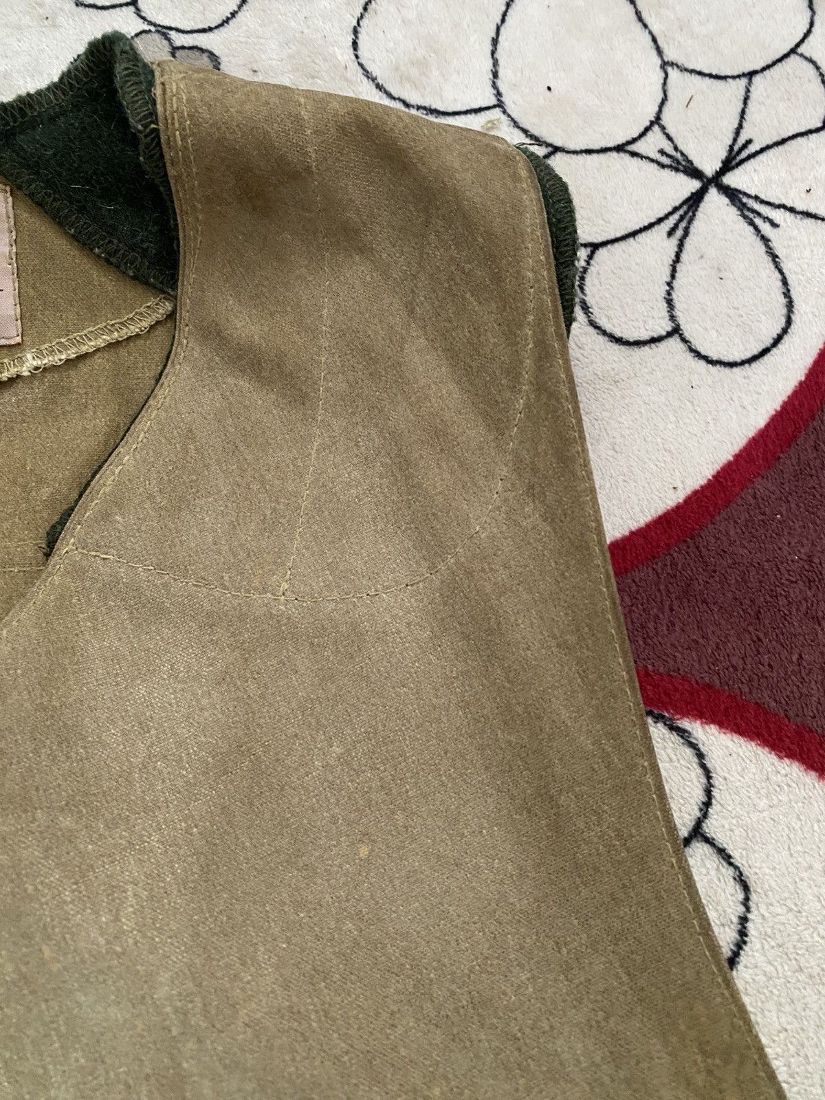 Filson Vintage Filson Style 32 Half Moon Waxed Canvas Hunting Vest Size US S / EU 44-46 / 1 - 9 Thumbnail