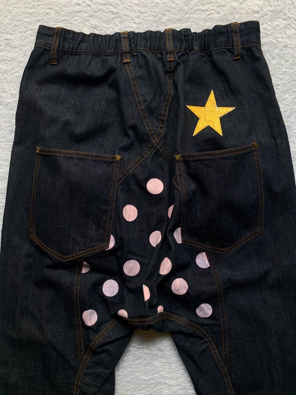 If Six Was Nine Japanese brand PMA denim sarouel pants , Harajuku style Size US 32 / EU 48 - 3 Thumbnail