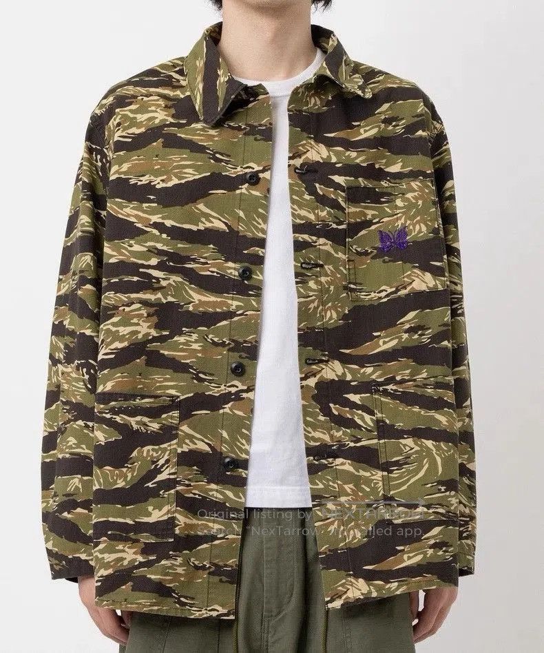 Needles Needles 25SS Coverall Tiger Camo Jacket. Size US XS / EU 42 / 0 - 8 Thumbnail