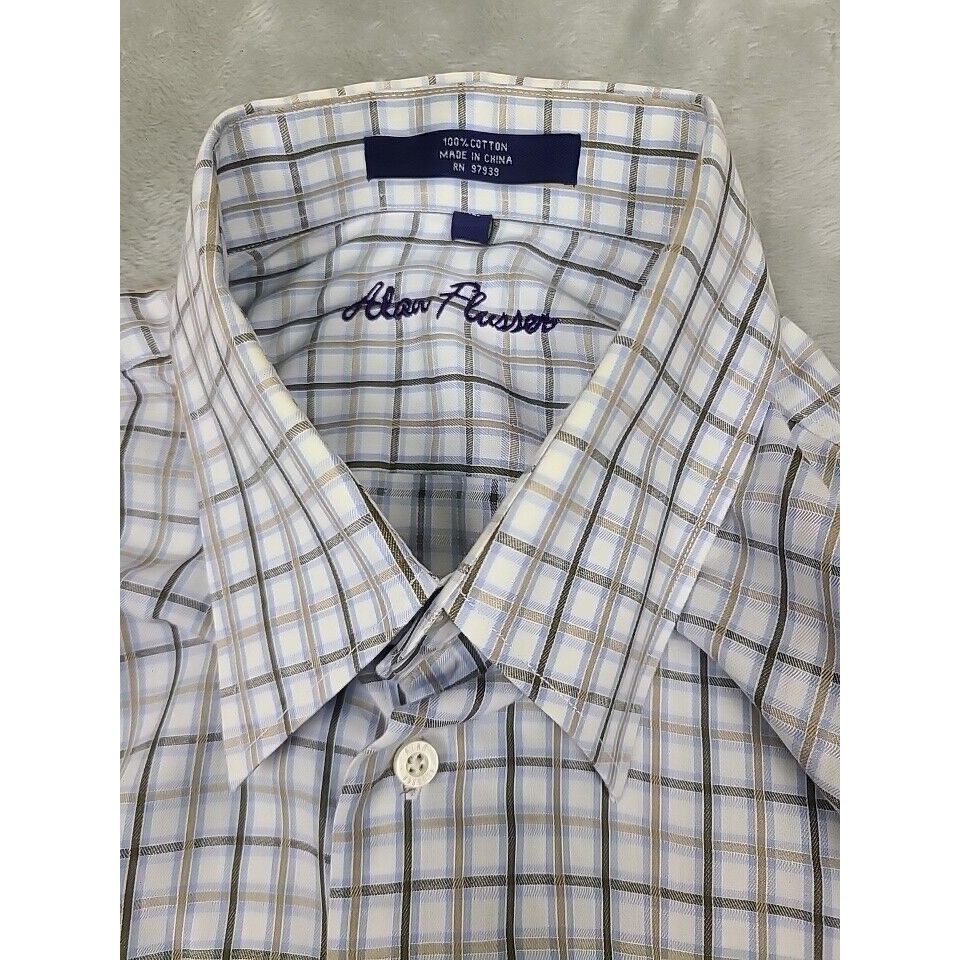 Alan Flusser Alan Flusser Men's Multicolor Striped Button-down Long Sleev Size US XL / EU 56 / 4 - 8 Thumbnail