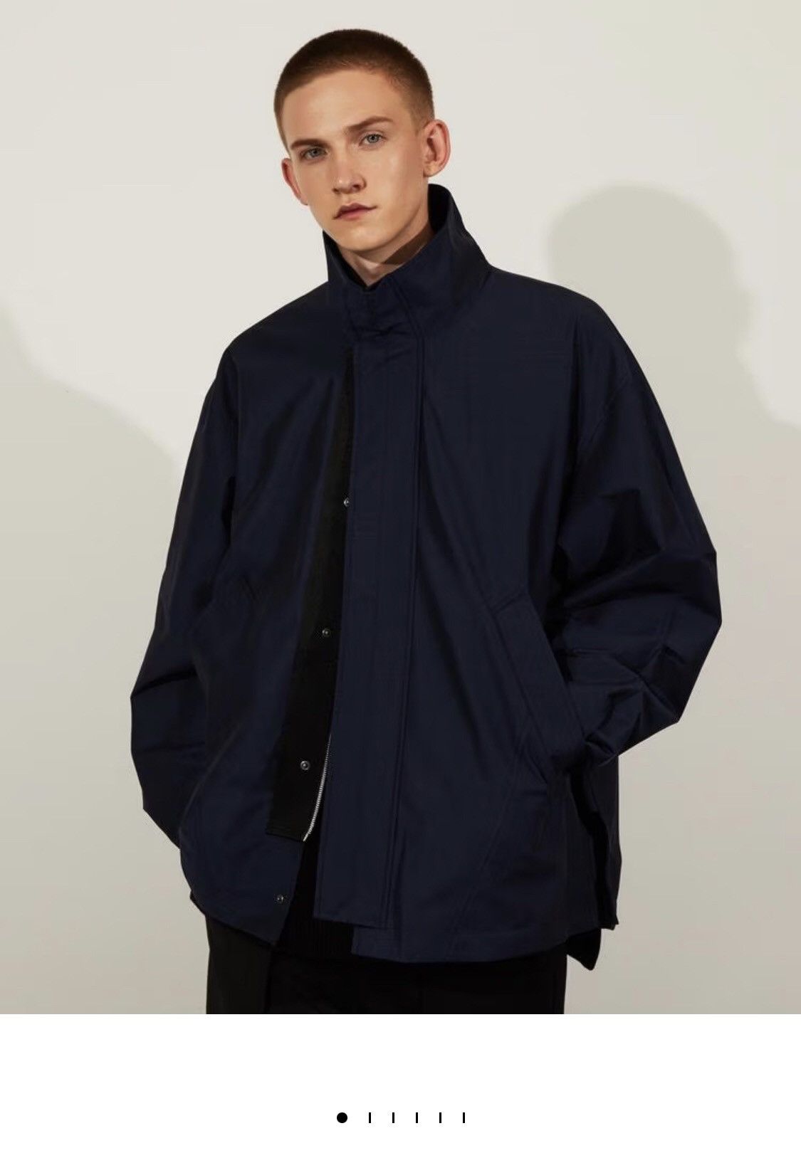 Other Ilcorso Jumper Overfit Welt Pocket Shell Parka Jacket Navy Size US L / EU 52-54 / 3 - 11 Thumbnail