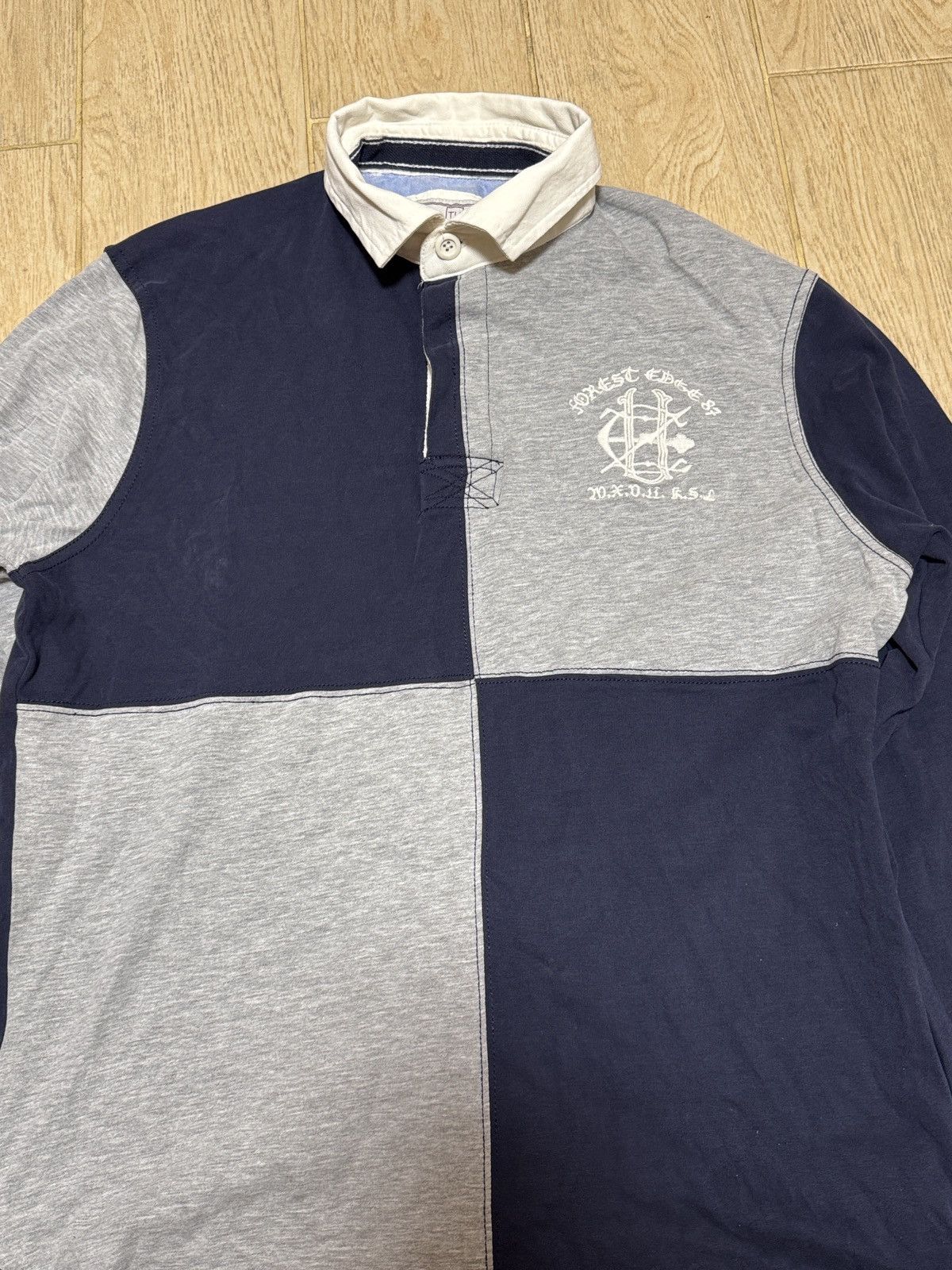 Designer × Japanese Brand Vintage Polo Ralph Lauren Style Distressed Rugby Sweatshirt Size US M / EU 48-50 / 2 - 4 Thumbnail