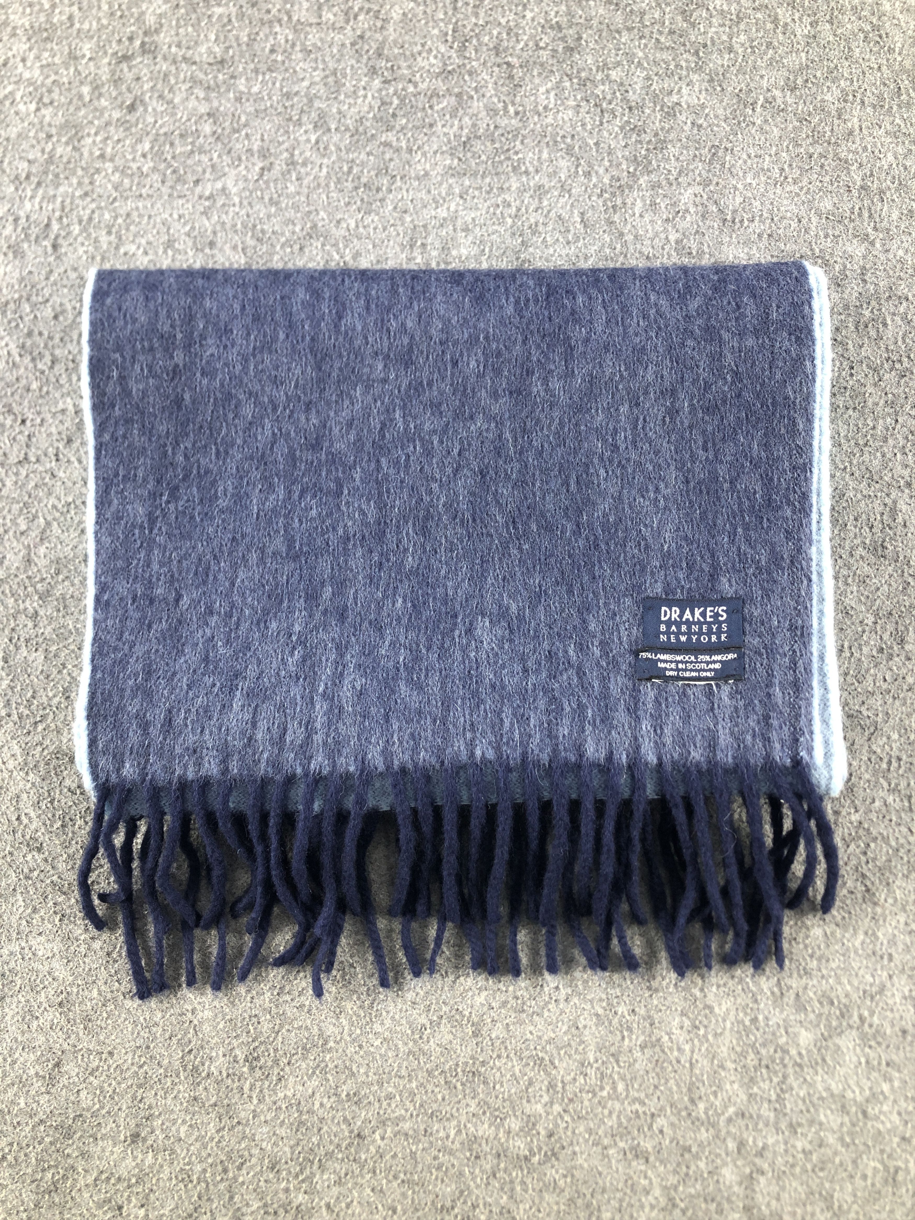 Drake's Drakes X Barneys Scarf / Muffler / Neckwear P893 Size ONE SIZE - 7 Thumbnail