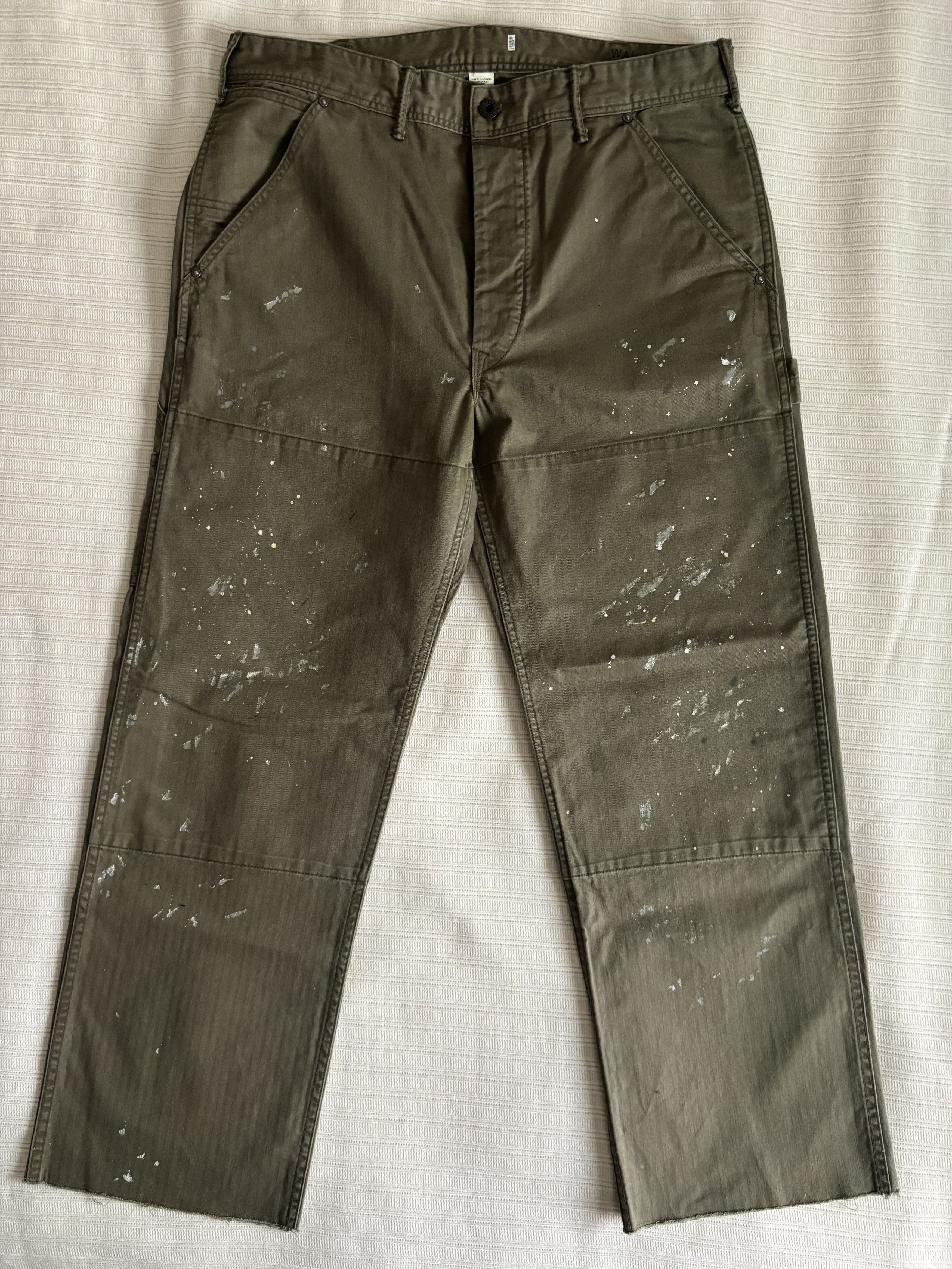 RRL Paint Splatter Carpenter Pants