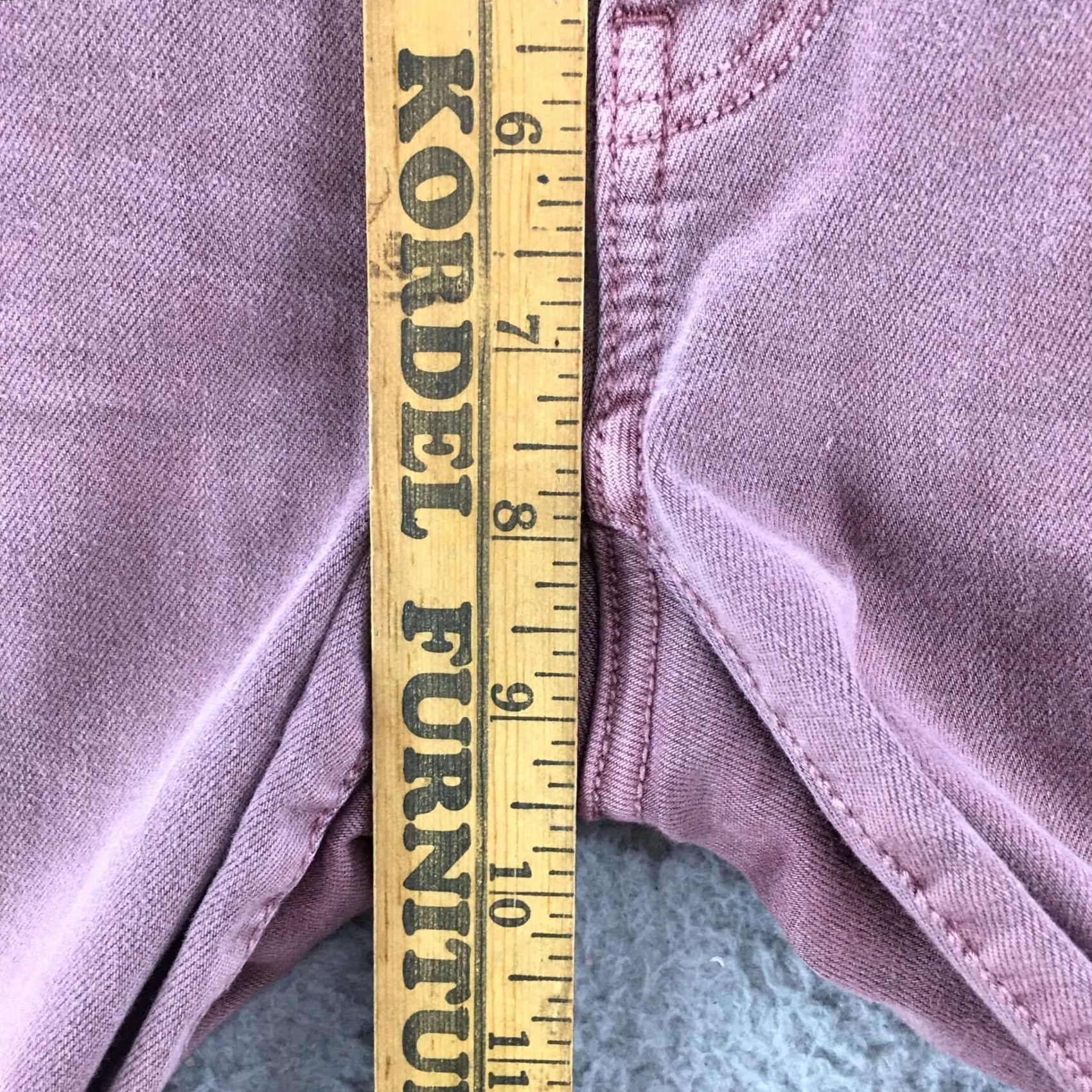 American Eagle Outfitters American Eagle Outfitters Skinny Jeans Womens 2 Purple Low Rise Zip Fly Button Jeans Mens? Size 26" / US 2 / IT 38 - 7 Thumbnail