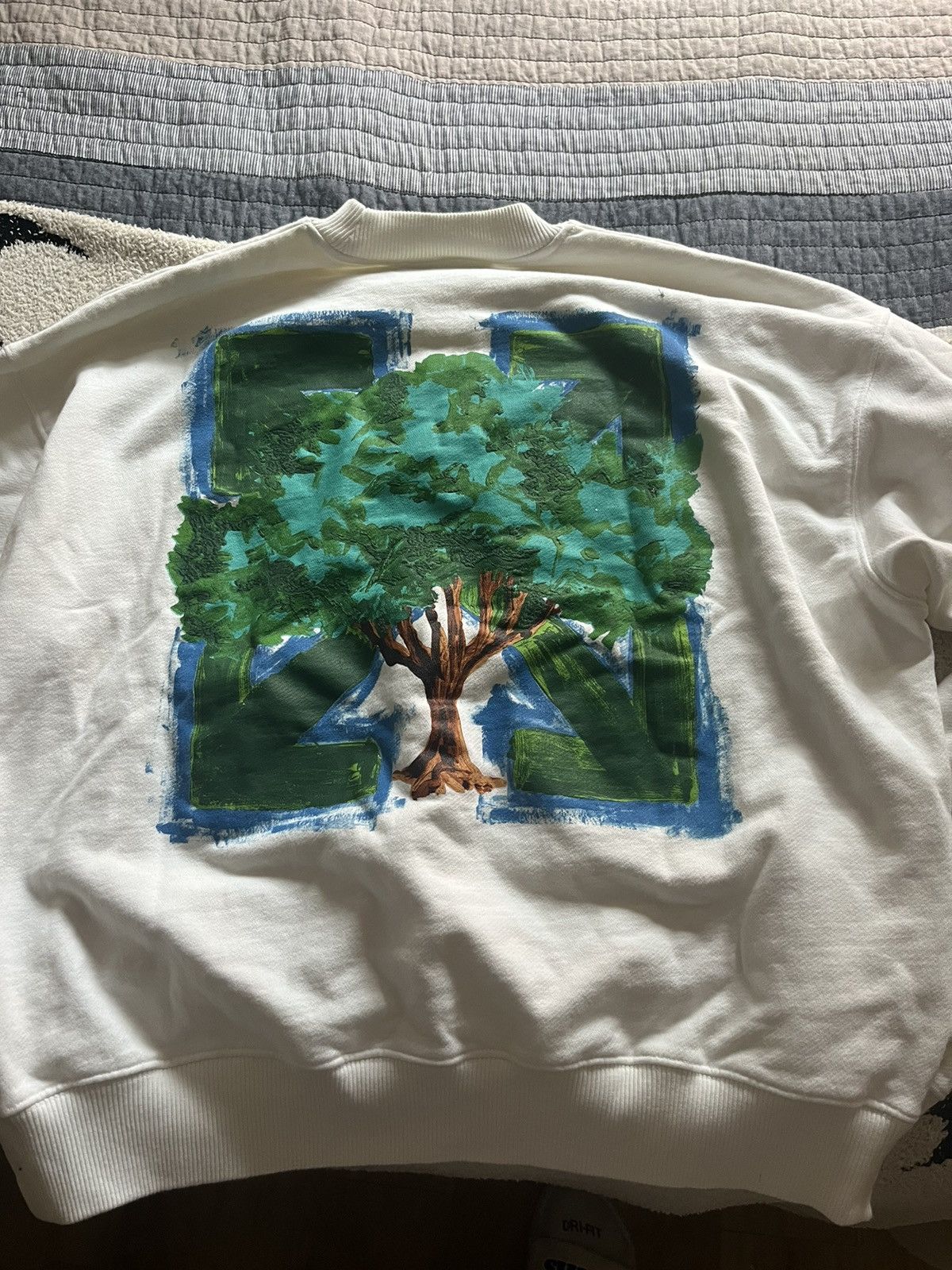 Off-White Off White Tree Arrow Crewneck Sweatshirt White Size US M / EU 48-50 / 2 - 8 Thumbnail