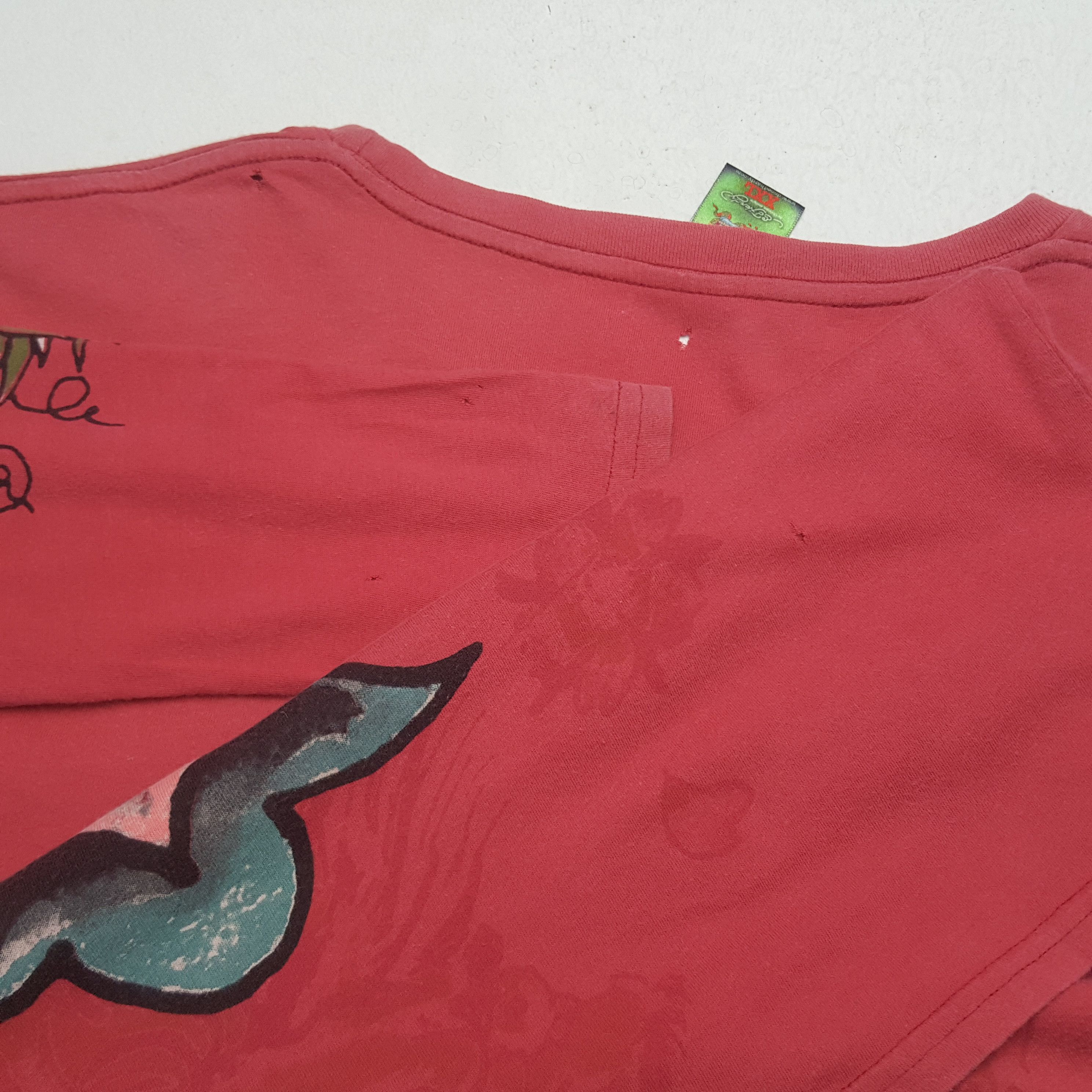 Ed Hardy Vintage Ed Hardy by Christian Audiger Tiger Art Tshirt RR3 Size US XXL / EU 58 / 5 - 9 Thumbnail