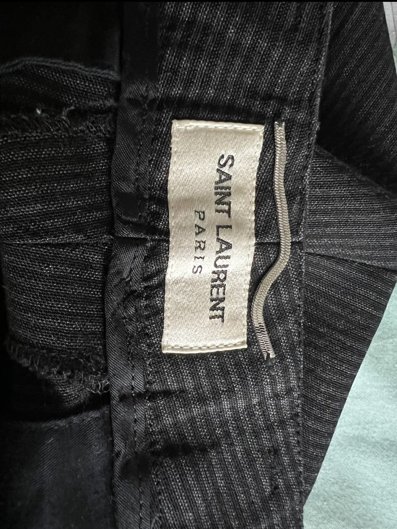 Saint Laurent Paris Saint Laurent black and white striped trousers Size 50S - 3 Thumbnail