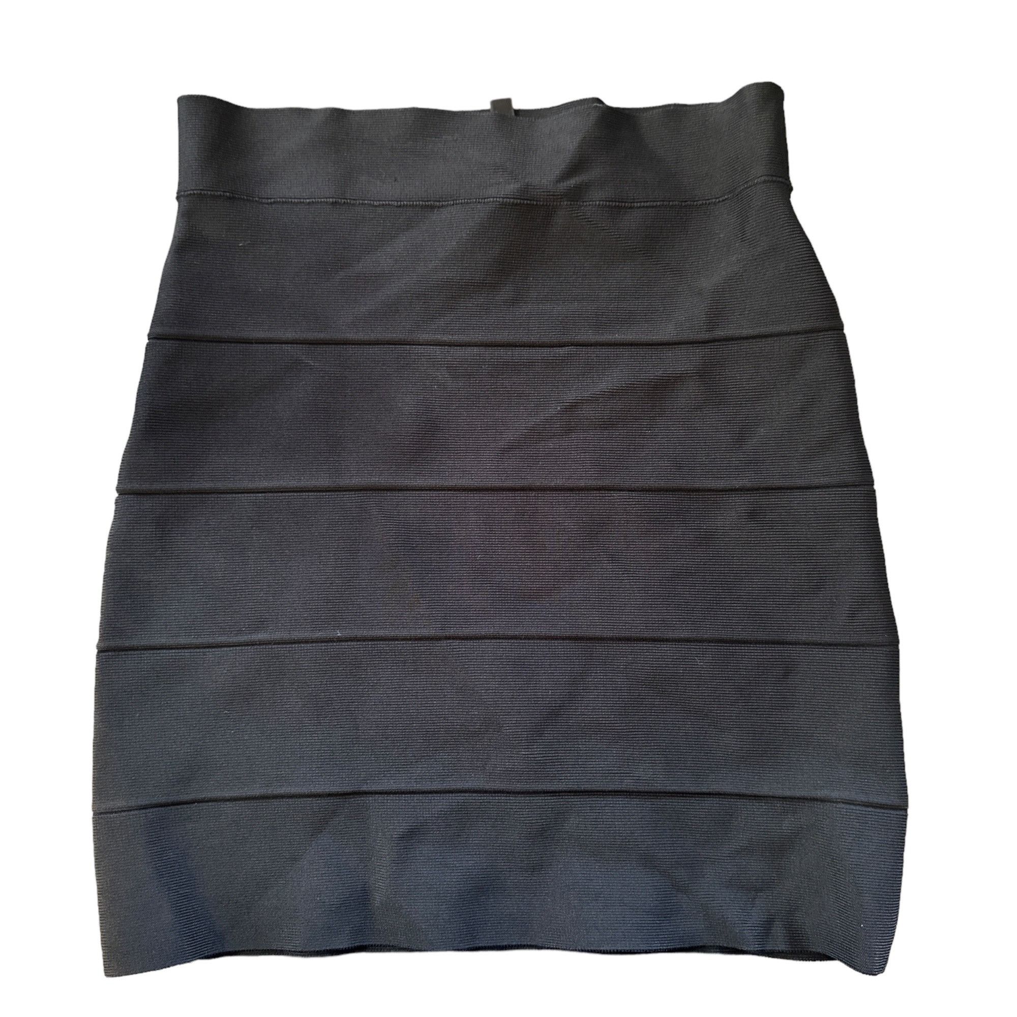 Bcbgmaxazria BCBGMaxazria Black Bandage Mini Skirt Small Size 27" / US 4 / IT 40 - 1 Thumbnail