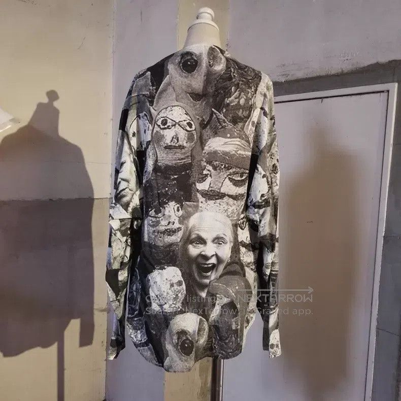 Vivienne Westwood Vivienne Westwood Grotesque portrait print, cowl neck top Size S / US 4 / IT 40 - 2 Thumbnail