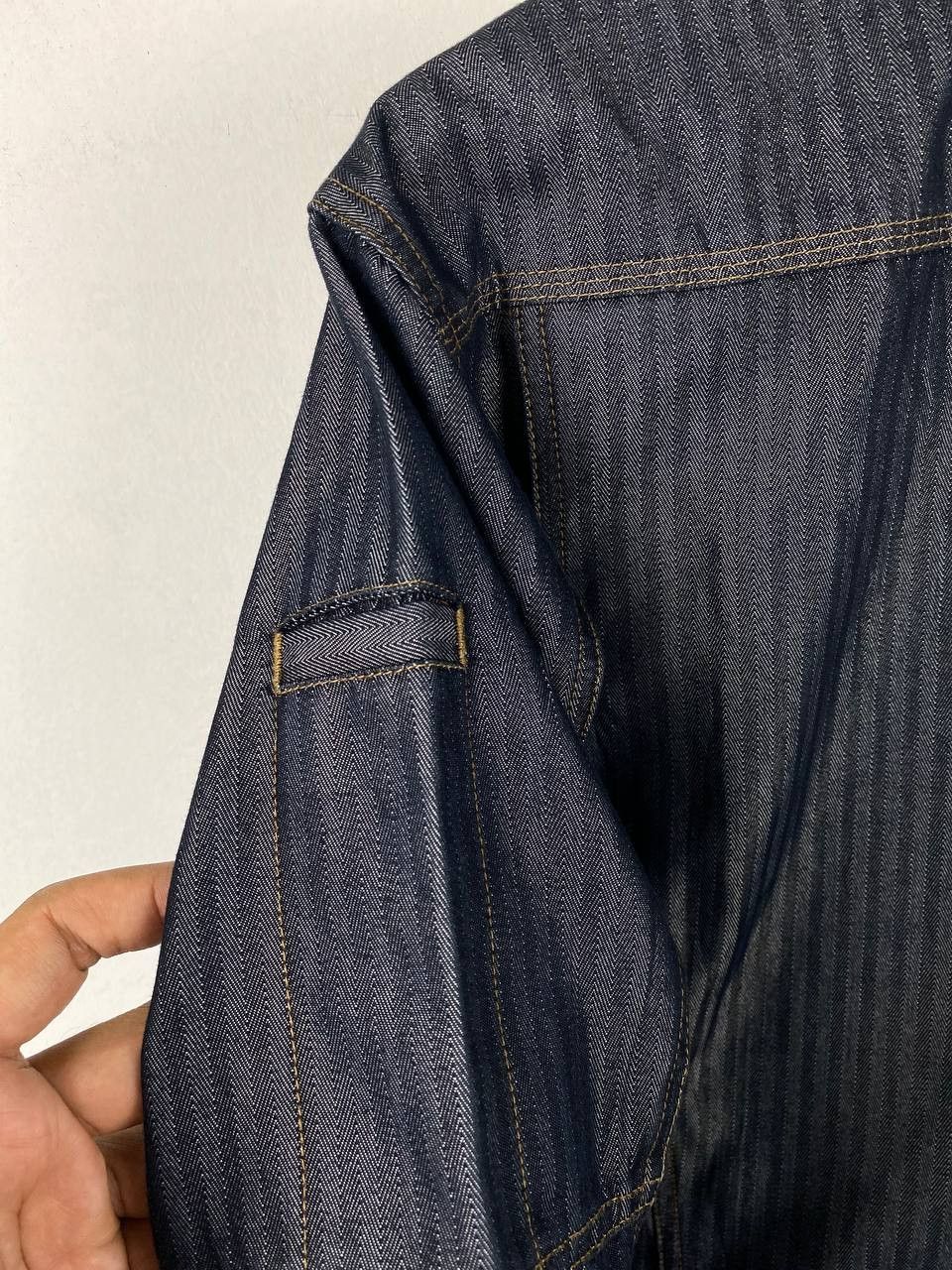 Japanese Brand burtle herringbone indigo worker jacket nice design Size US L / EU 52-54 / 3 - 9 Thumbnail
