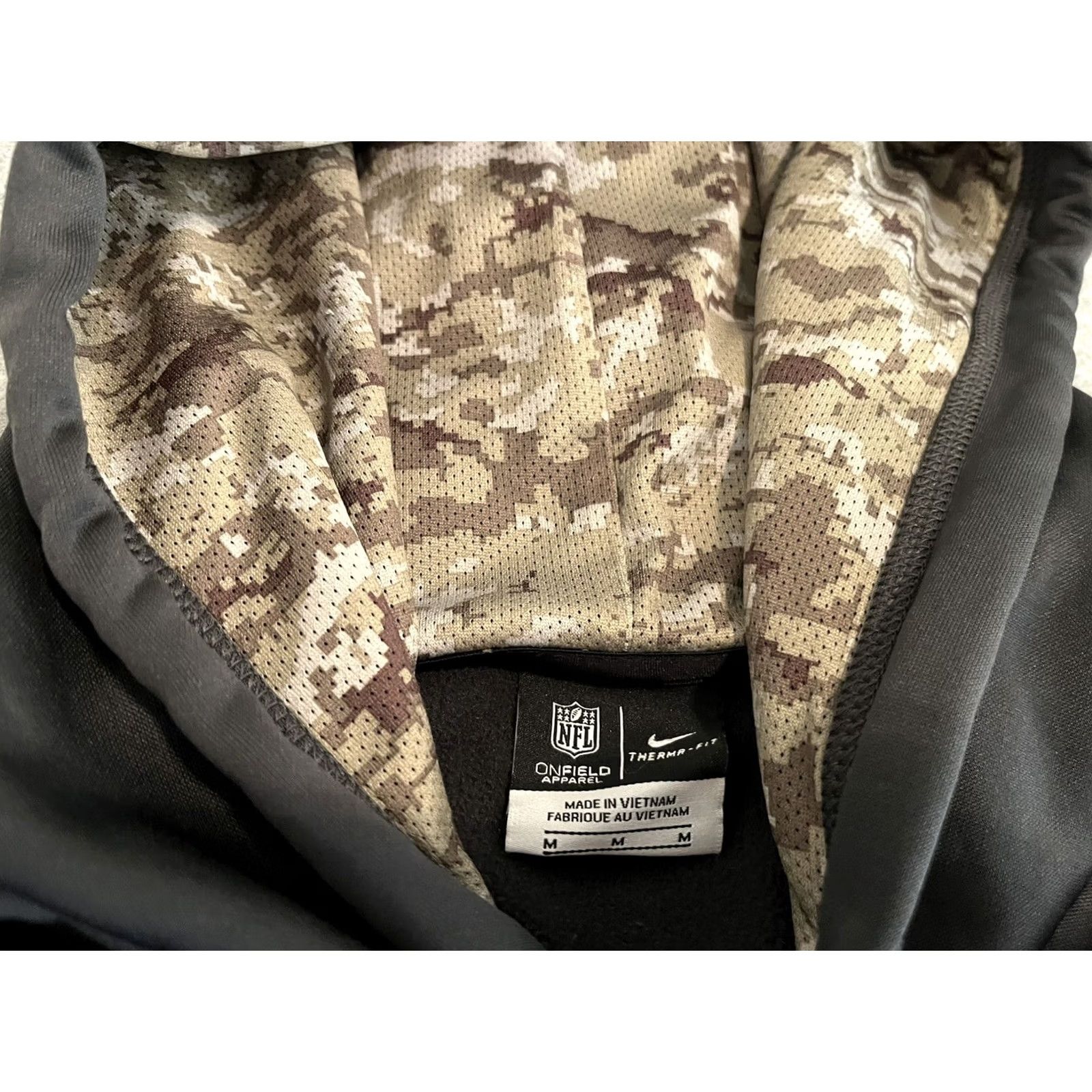 Nike Nike Pullover Hoodie Sports Defense Salute To Service Los Angeles Rams Gray M Medium Men Size US M / EU 48-50 / 2 - 4 Thumbnail