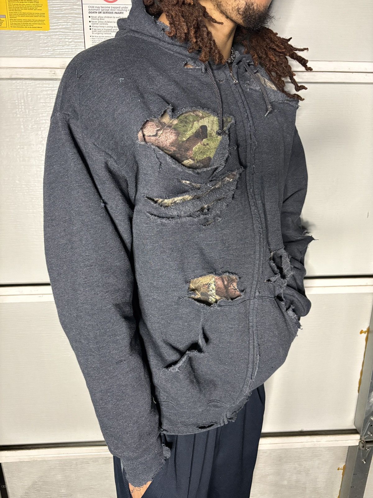 Other Custom grey and camo zip ip Size US L / EU 52-54 / 3 - 4 Thumbnail