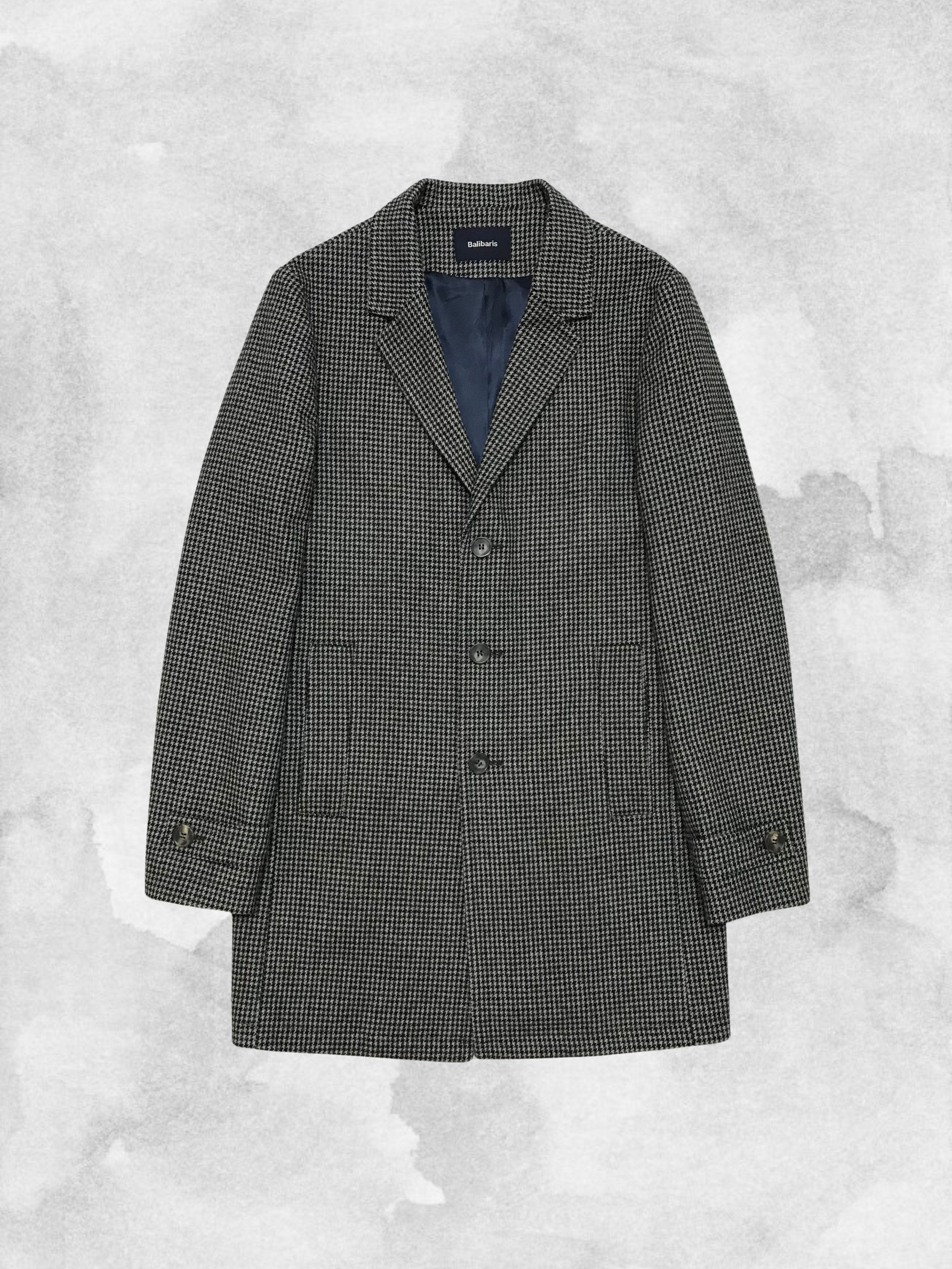 Balibaris Balibaris Overcoat Tweed Wool Coat Edmond Jacket Trench Mens Size US S / EU 44-46 / 1 - 1 Thumbnail