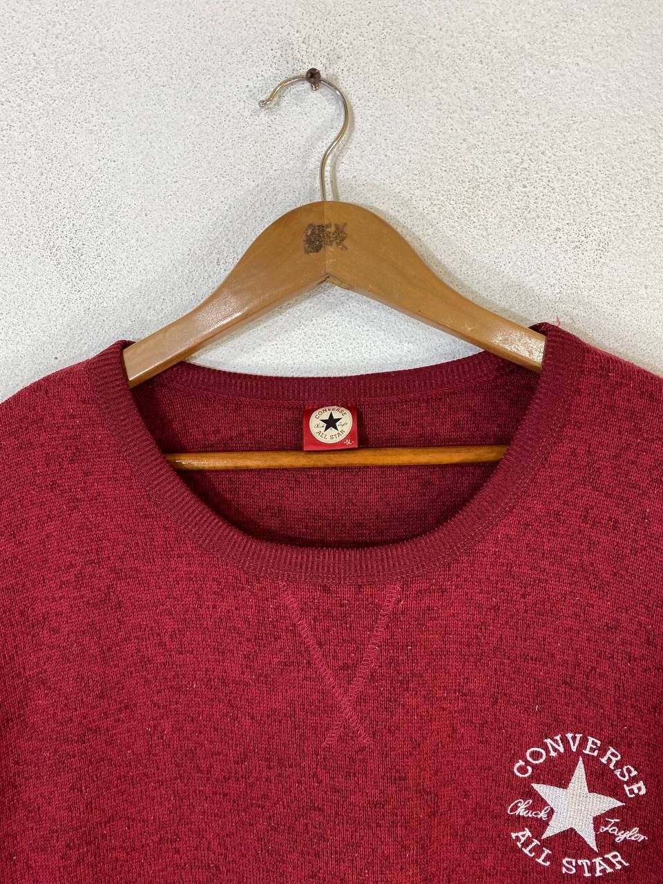 Converse converse all star sweatshirt embroided logo Size US XXL / EU 58 / 5 - 2 Thumbnail
