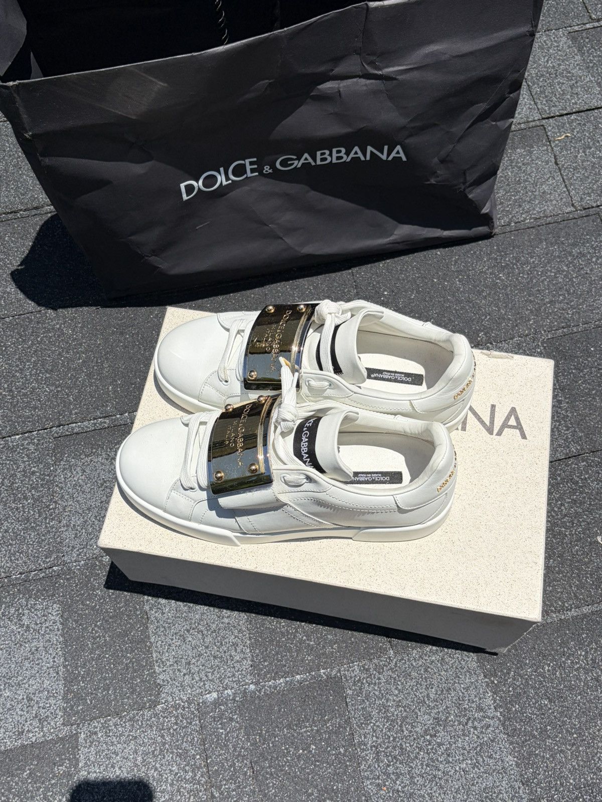 Dolce & Gabbana Dolce & gabbana milan paris sneakers bassa Vit.Nappato Size US 9 / EU 42 - 5 Thumbnail