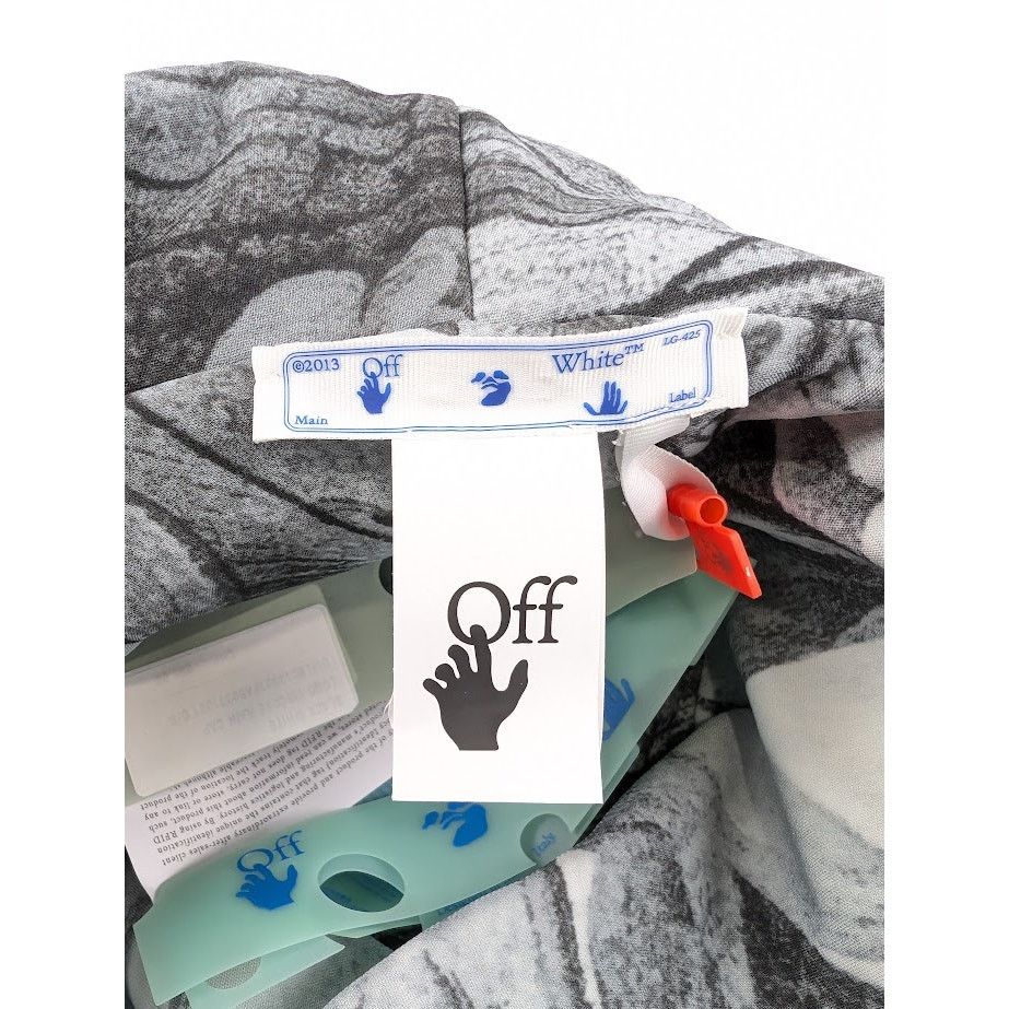 Off-White o1rshd1 Size: OS Logo Viscose Rain Cap in Black / White Size ONE SIZE - 22 Thumbnail