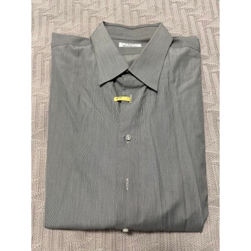 Neiman Marcus Fray for Neiman Marcus black micro stripe button down Size US L / EU 52-54 / 3 - 1 Thumbnail