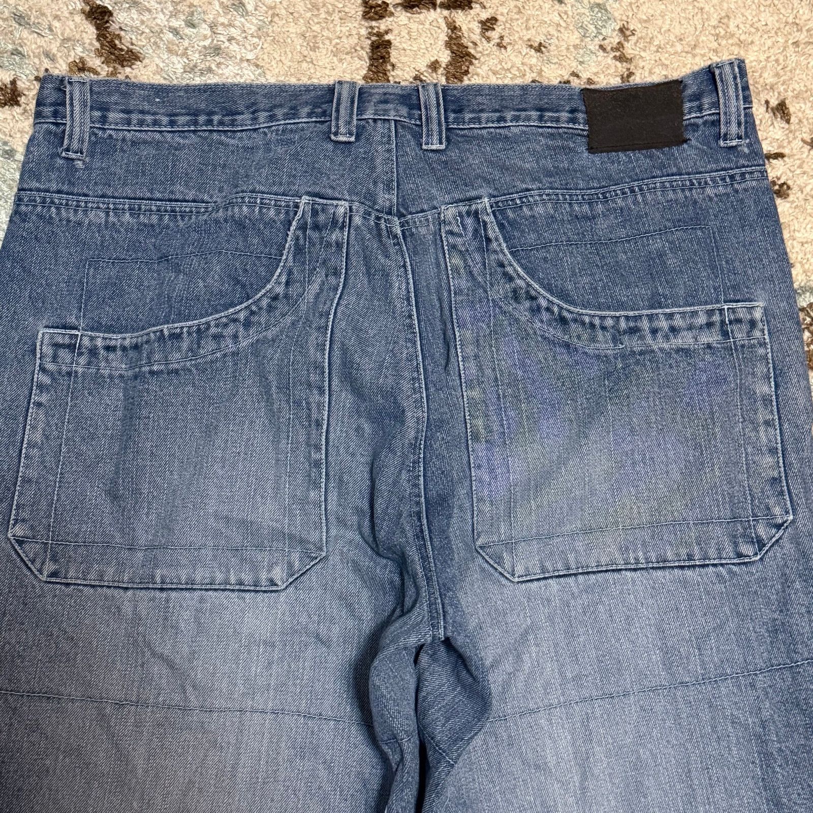 Koman Vintage Koman Jeans Double Knee Baggy Size 38x31 Y2K Size US 38 / EU 54 - 4 Thumbnail