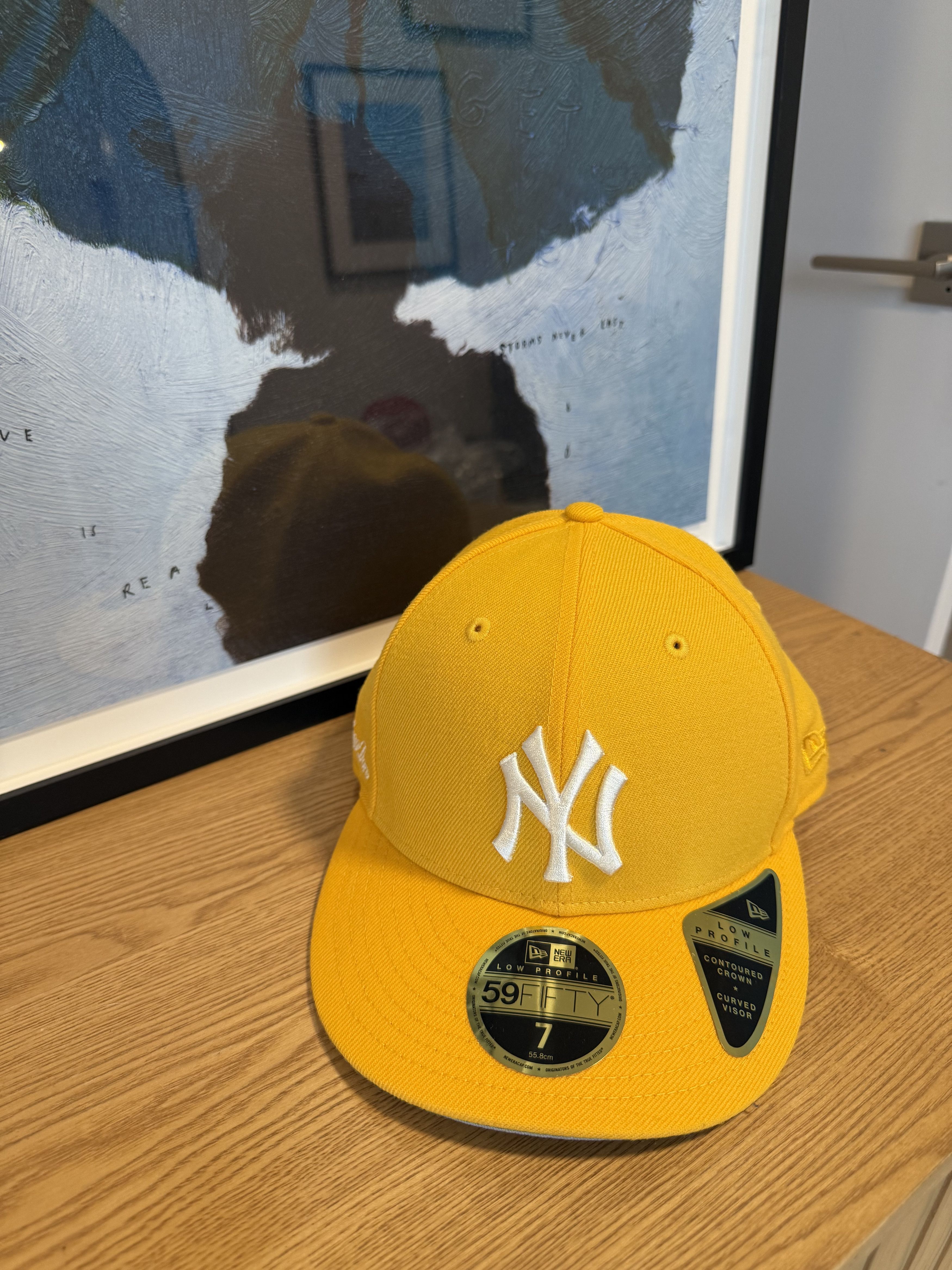 Aime Leon Dore × New Era Aime Leon Dore NY Yankees Yellow Low Profile Hat - 7 Size ONE SIZE - 1 Thumbnail
