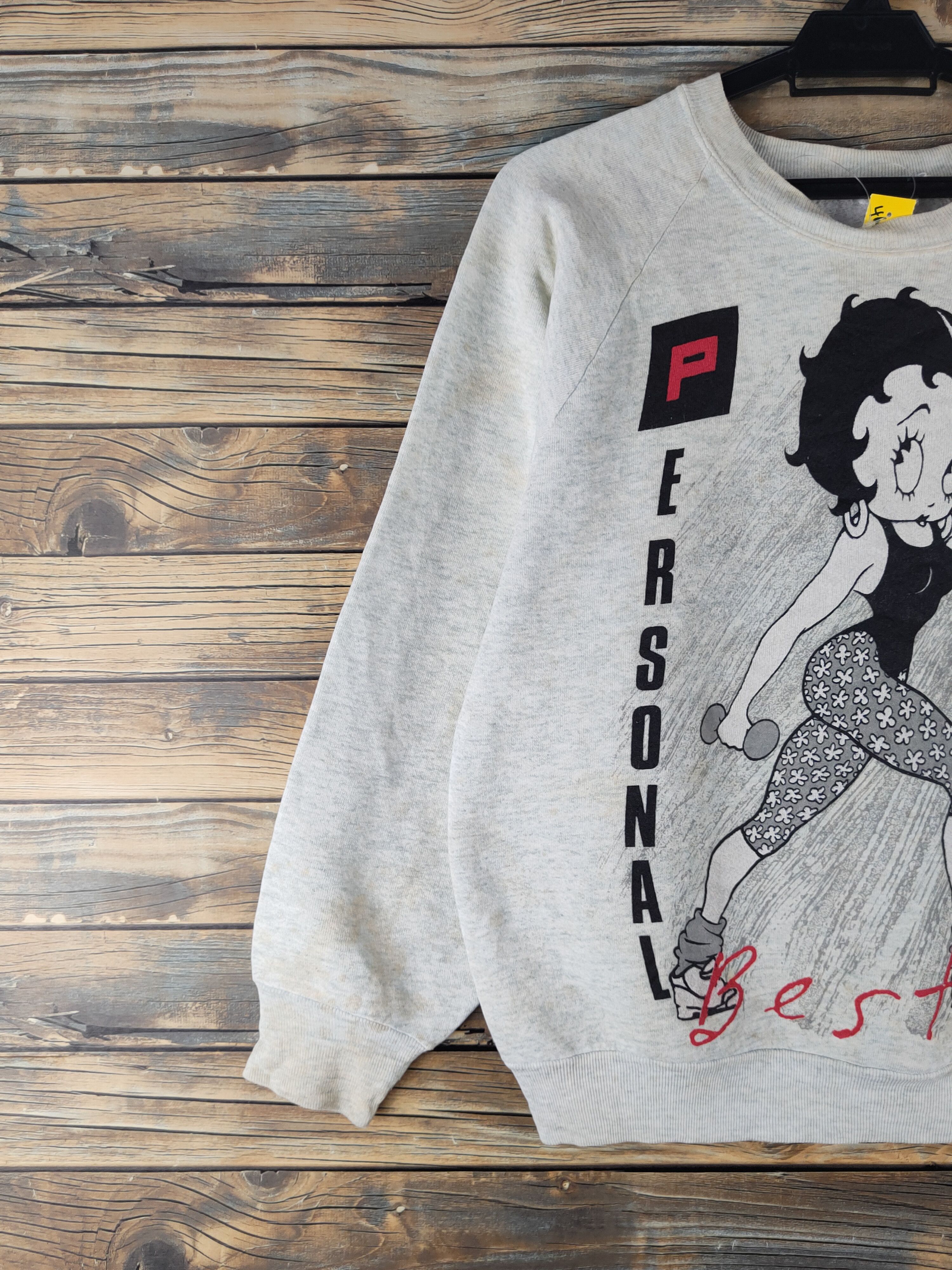 Japanese Brand DL 80' Vintage Betty Boop Sweatshirts #46-174 Size M / US 6-8 / IT 42-44 - 5 Thumbnail