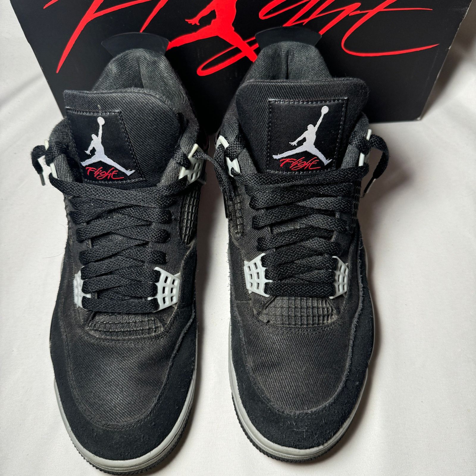 Jordan Brand × Nike Size 10.5 - Air Jordan 4 Retro SE Black Canvas Men's Shoes Size US 10.5 / EU 43-44 - 4 Thumbnail