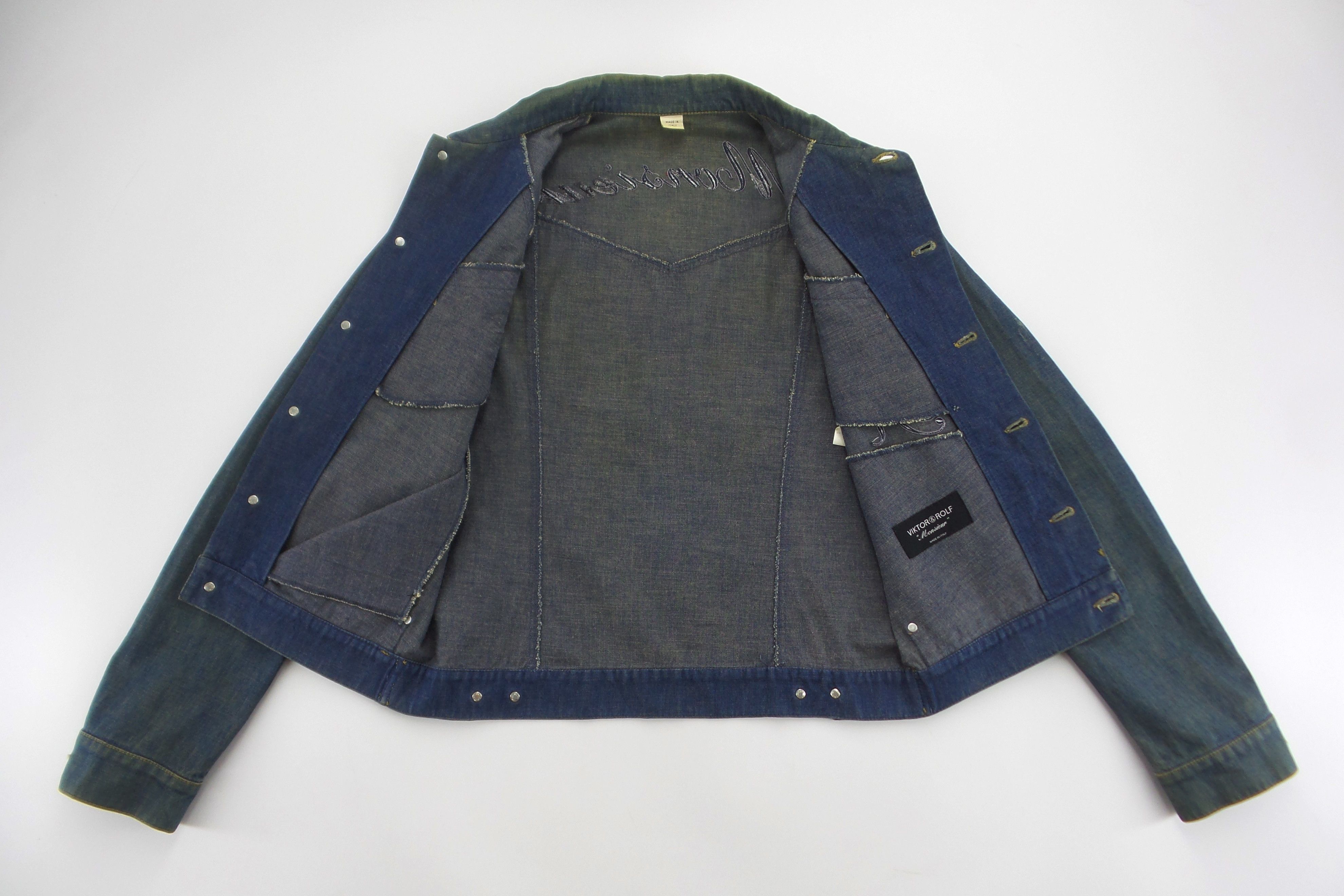 Viktor & Rolf Viktor & Rolf 'Monsieur' Western Design Denim Jackets Size XL / US 12-14 / IT 48-50 - 4 Thumbnail