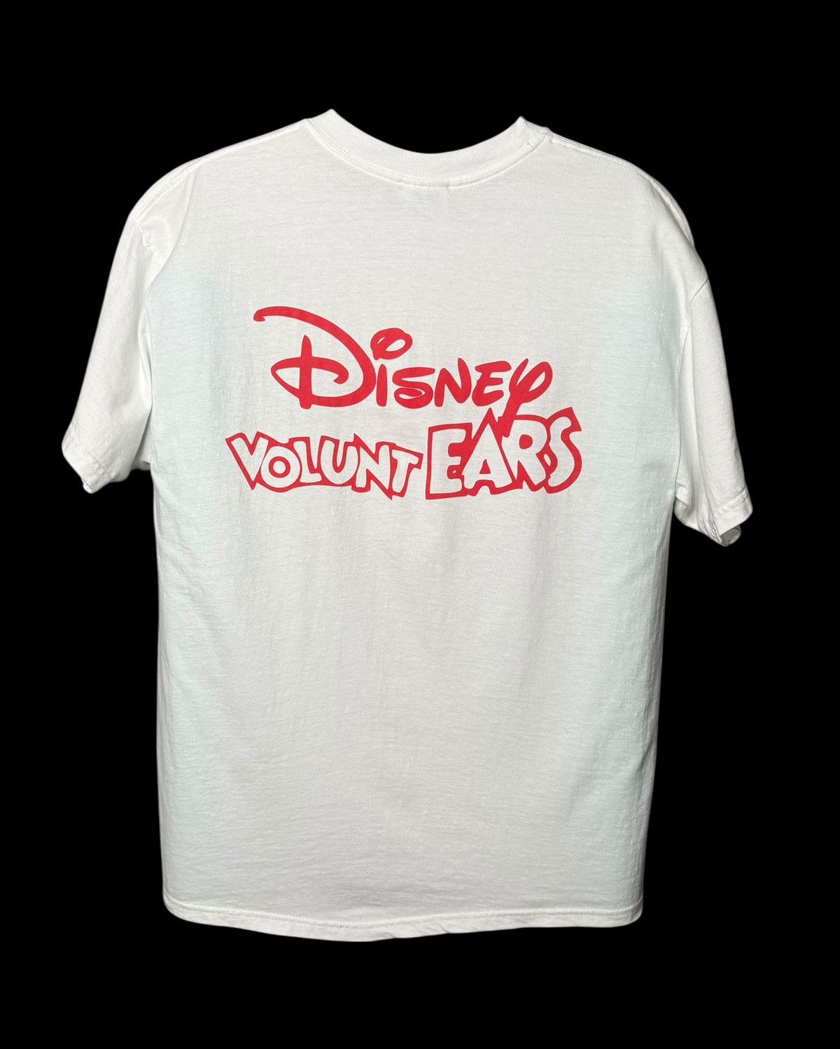 Disney Vintage 2001 Walt Disney 'VoluntEARS' T-Shirt, Size L, White Size US L / EU 52-54 / 3 - 3 Thumbnail