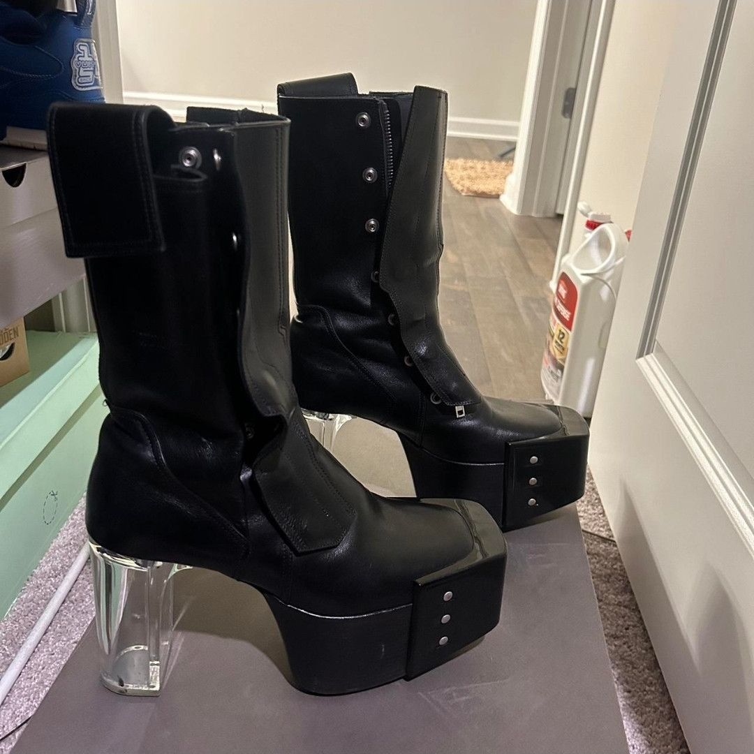 Rick Owens Rick Owens Fogachine Kiss Heels SS22 Size US 7 / EU 40 - 2 Thumbnail