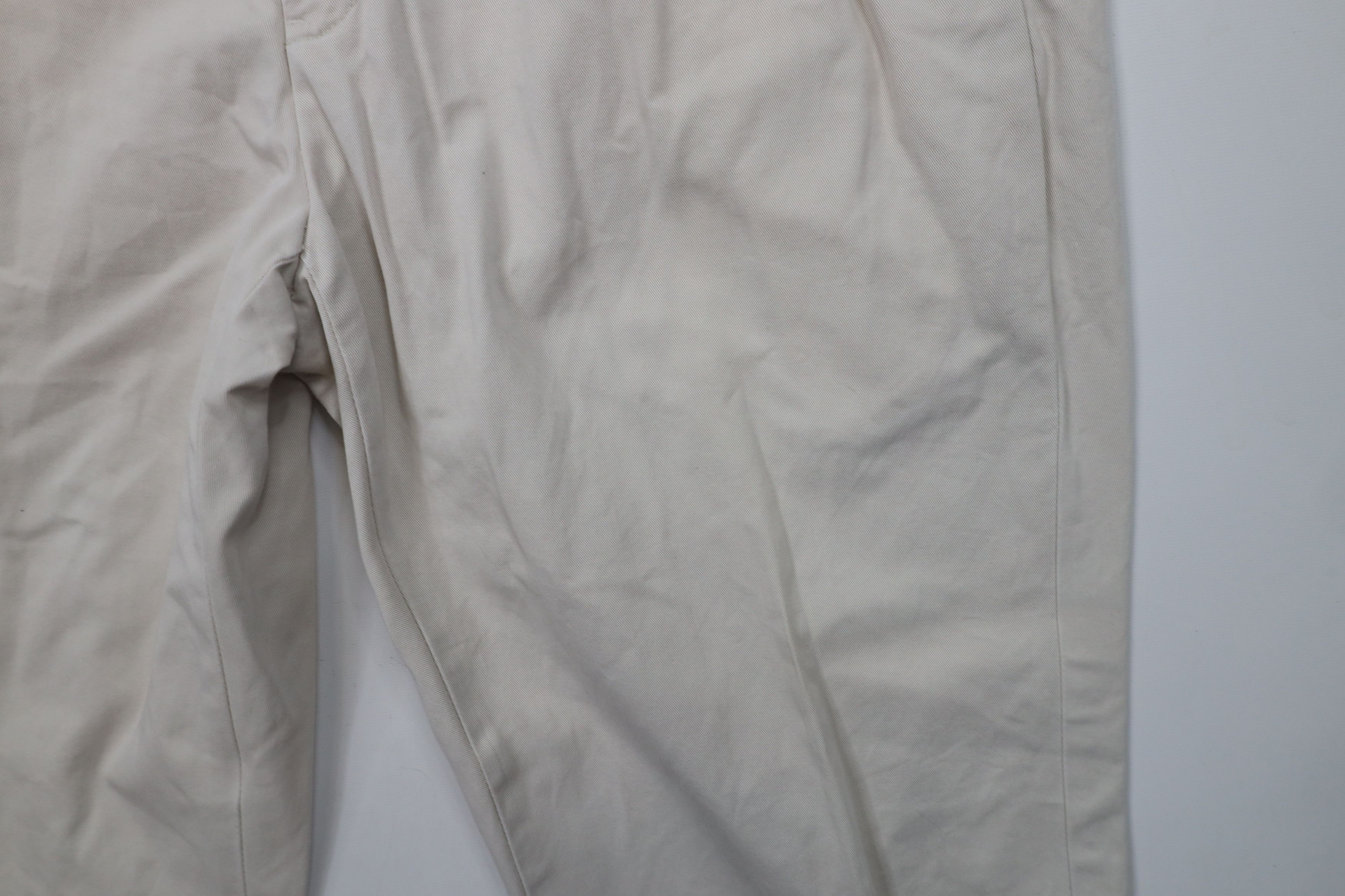 Ralph Lauren × Vintage Vintage 90s Ralph Lauren Wide Leg Chino Pants Beige Cotton Size US 38 / EU 54 - 6 Thumbnail