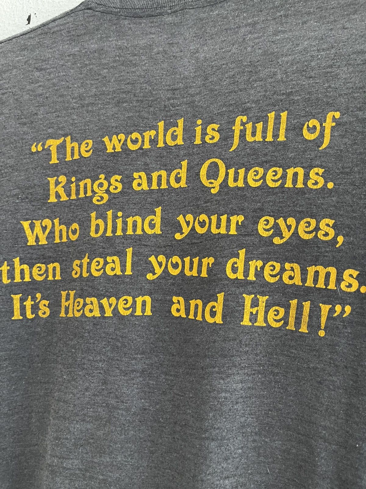 Band Tees Vintage 1980 Black Sabbath Heaven Hell Tour 80 T Shirt Size US L / EU 52-54 / 3 - 5 Thumbnail