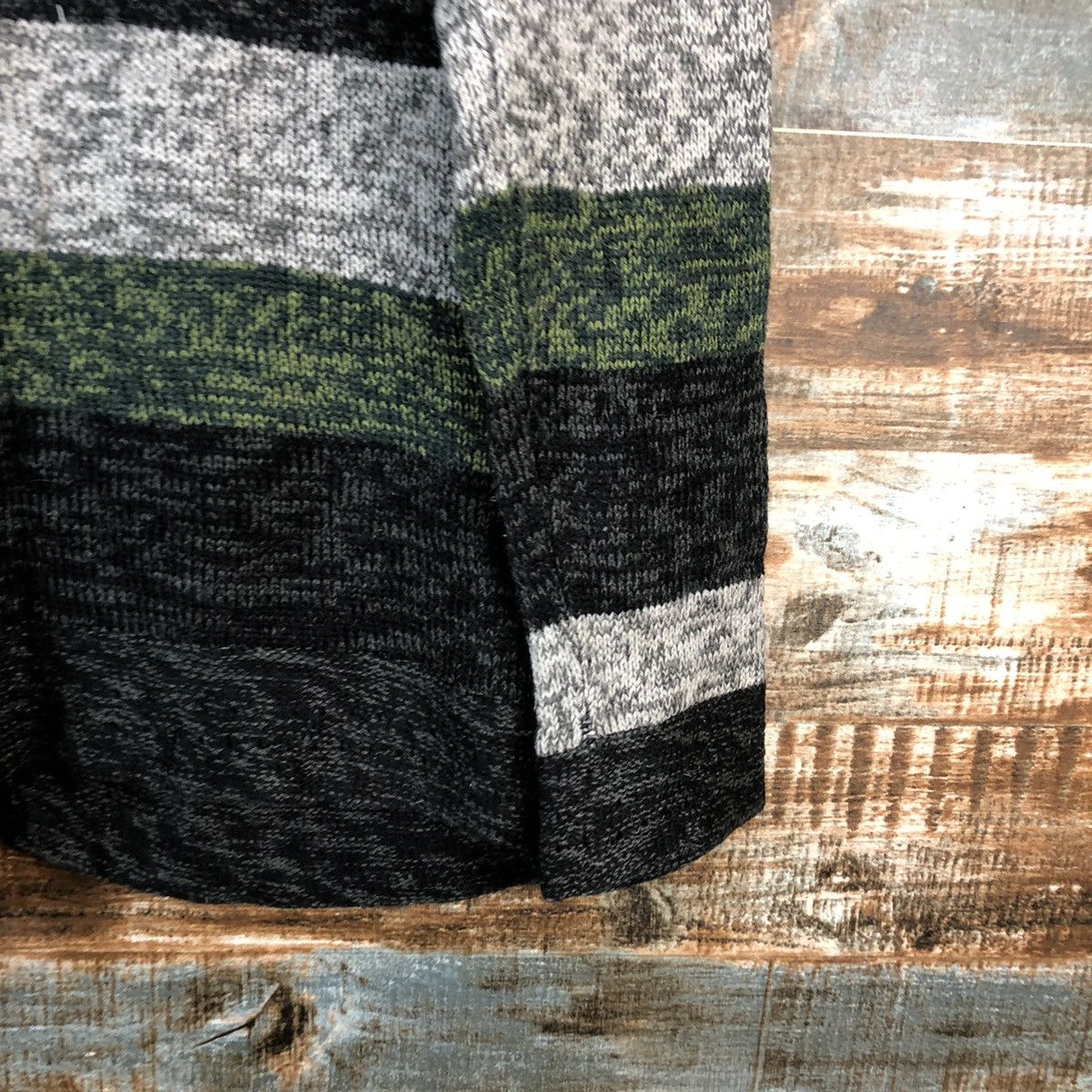 Japanese Brand Collection Ki Stripe Knitwear like coogi #A2308 Size US M / EU 48-50 / 2 - 16 Thumbnail