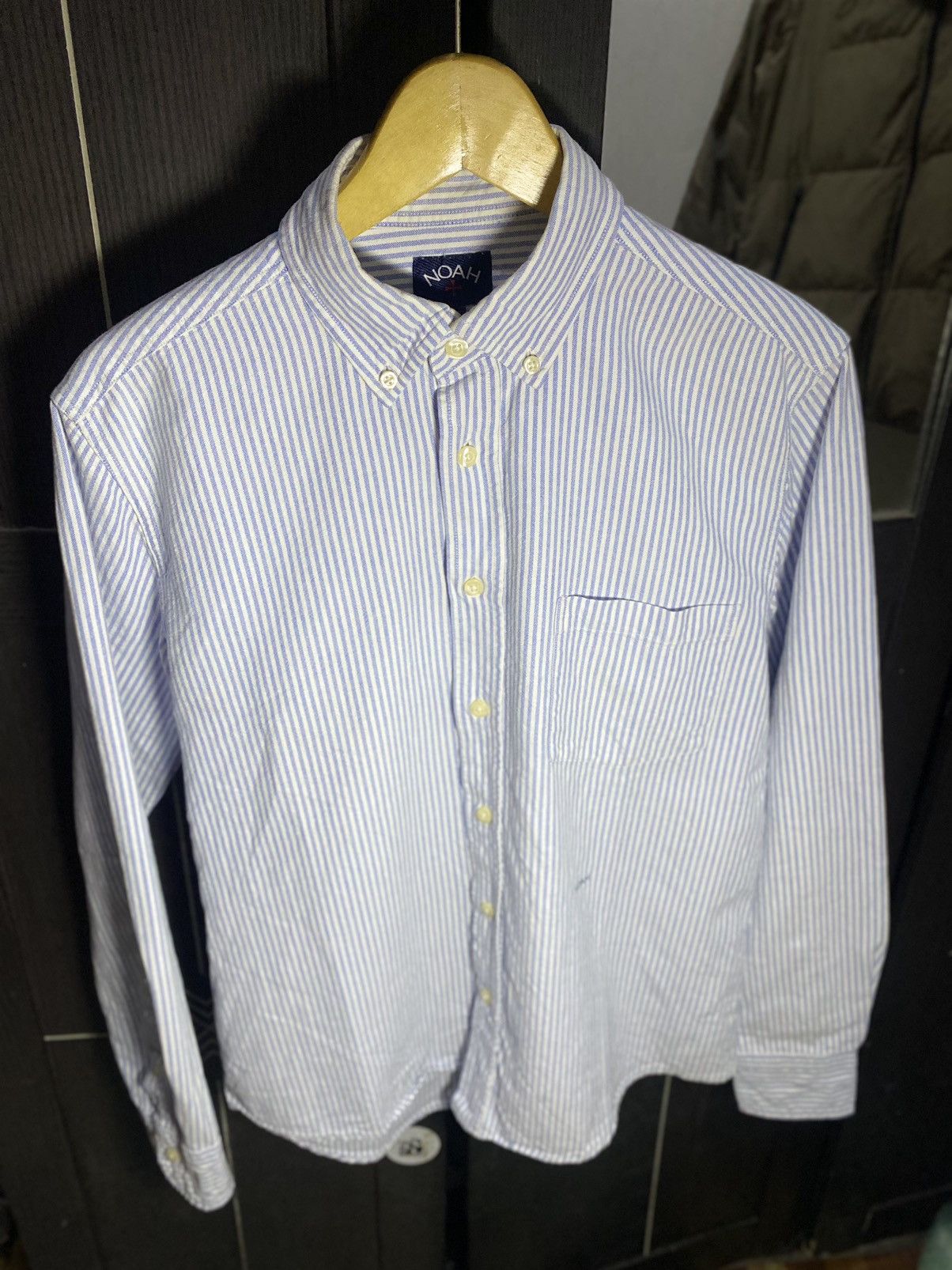 Noah Noah Striped Oxford Shirt | Grailed