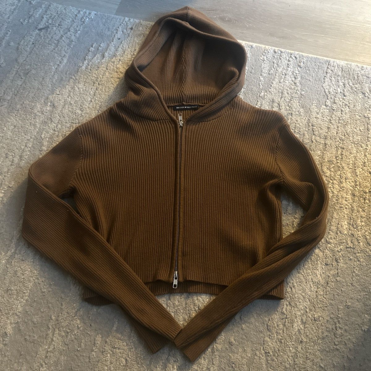 Brandy Melville Brandy Melville Cropped Hoodie Size S / US 4 / IT 40 - 1 Thumbnail