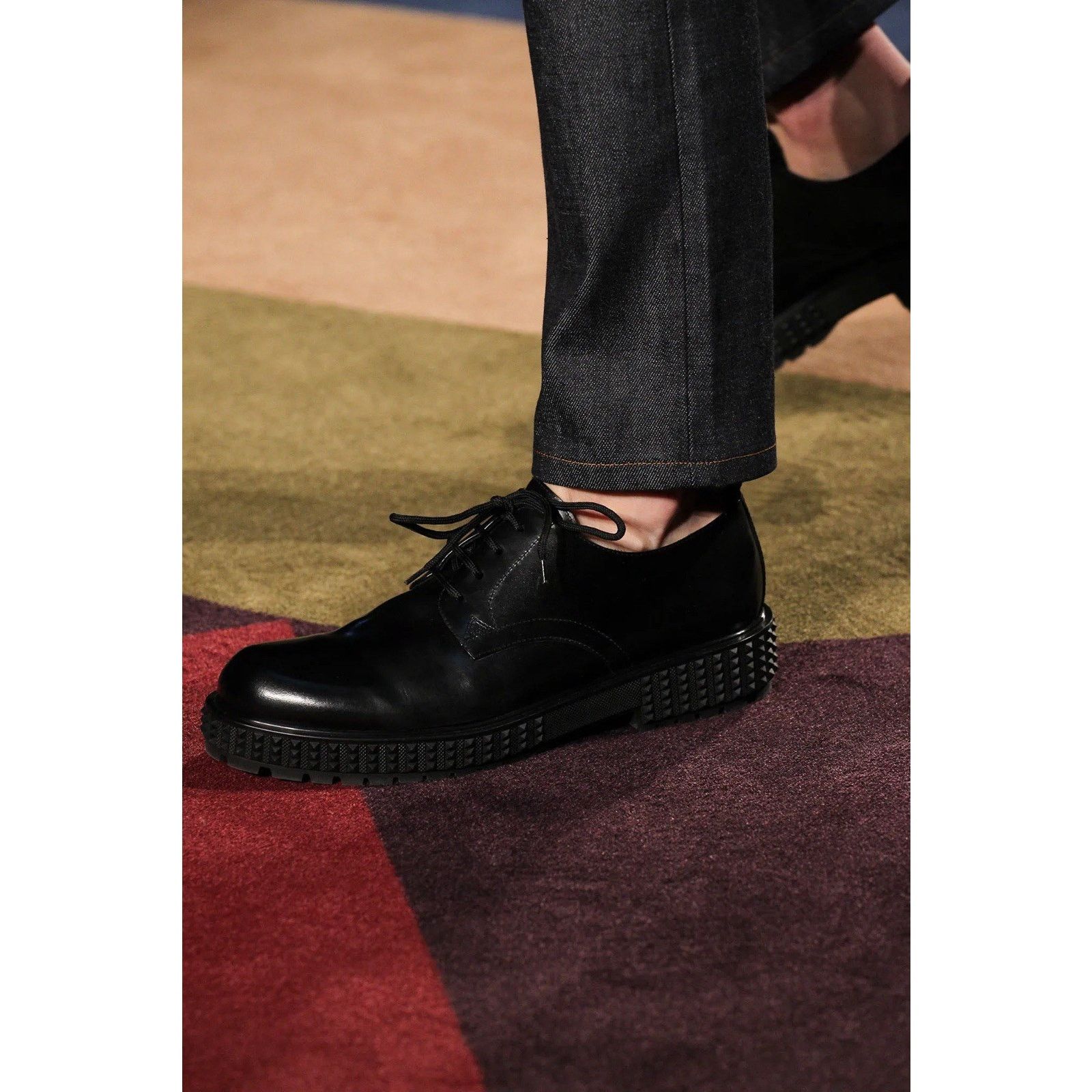 Giovanni Valentino 1200$ Valentino Garavani Rockstud 'Punky-ch' Chunky Derby Size US 11 / EU 44 - 18 Thumbnail