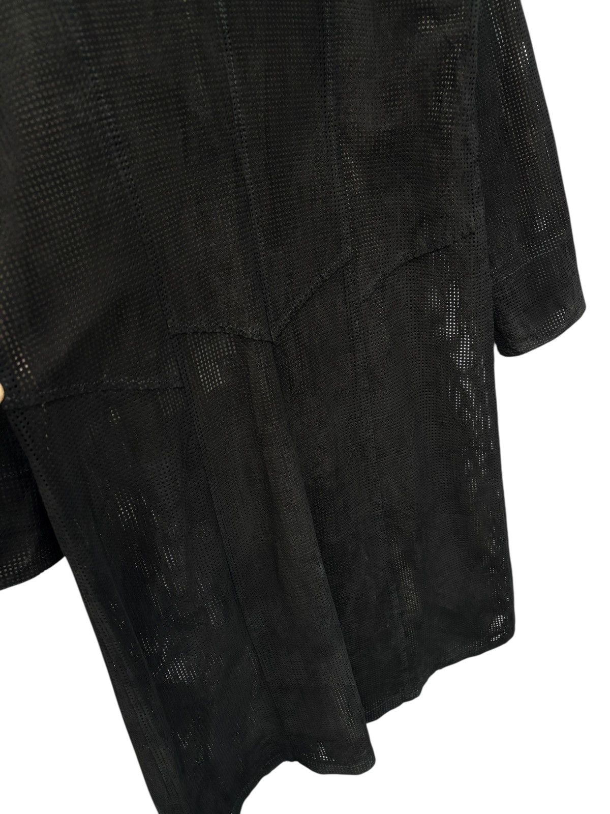Tolk To by Tokyo Fur Mesh Hoodie Long Jacket