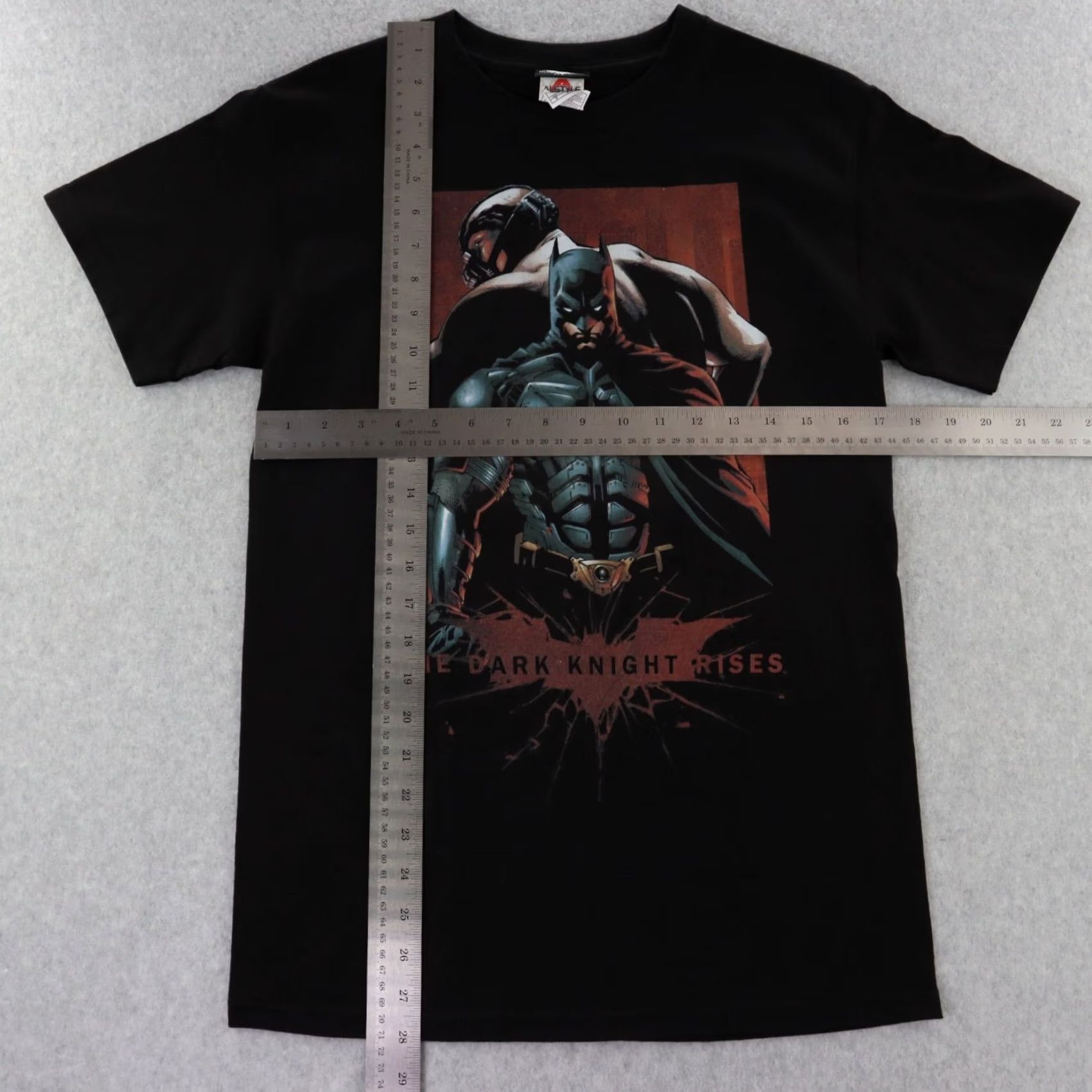 Vintage The Dark Knight Rises Bane Batman movie Promo T-Shirt Black SIZE Small NEW Size US S / EU 44-46 / 1 - 3 Thumbnail
