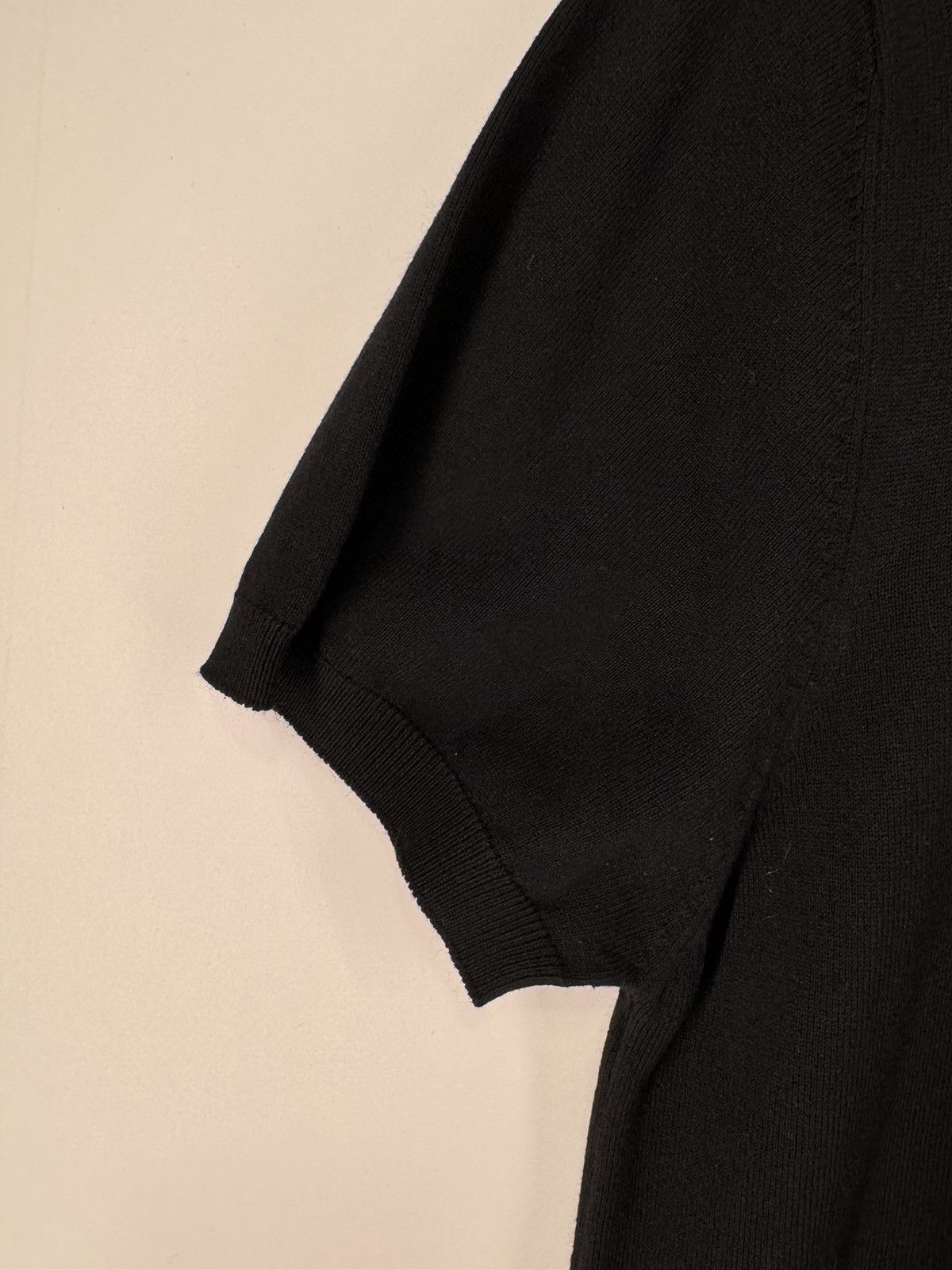 Zara Zara Black Knitted Tee Black Size US M / EU 48-50 / 2 - 5 Thumbnail
