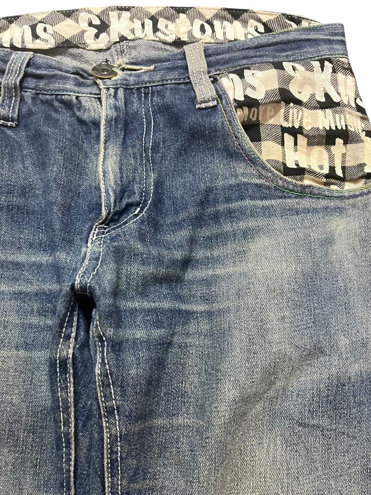 Hysteric Glamour Vintage Japanese Brand Customwork Denim Size US 31 - 4 Thumbnail