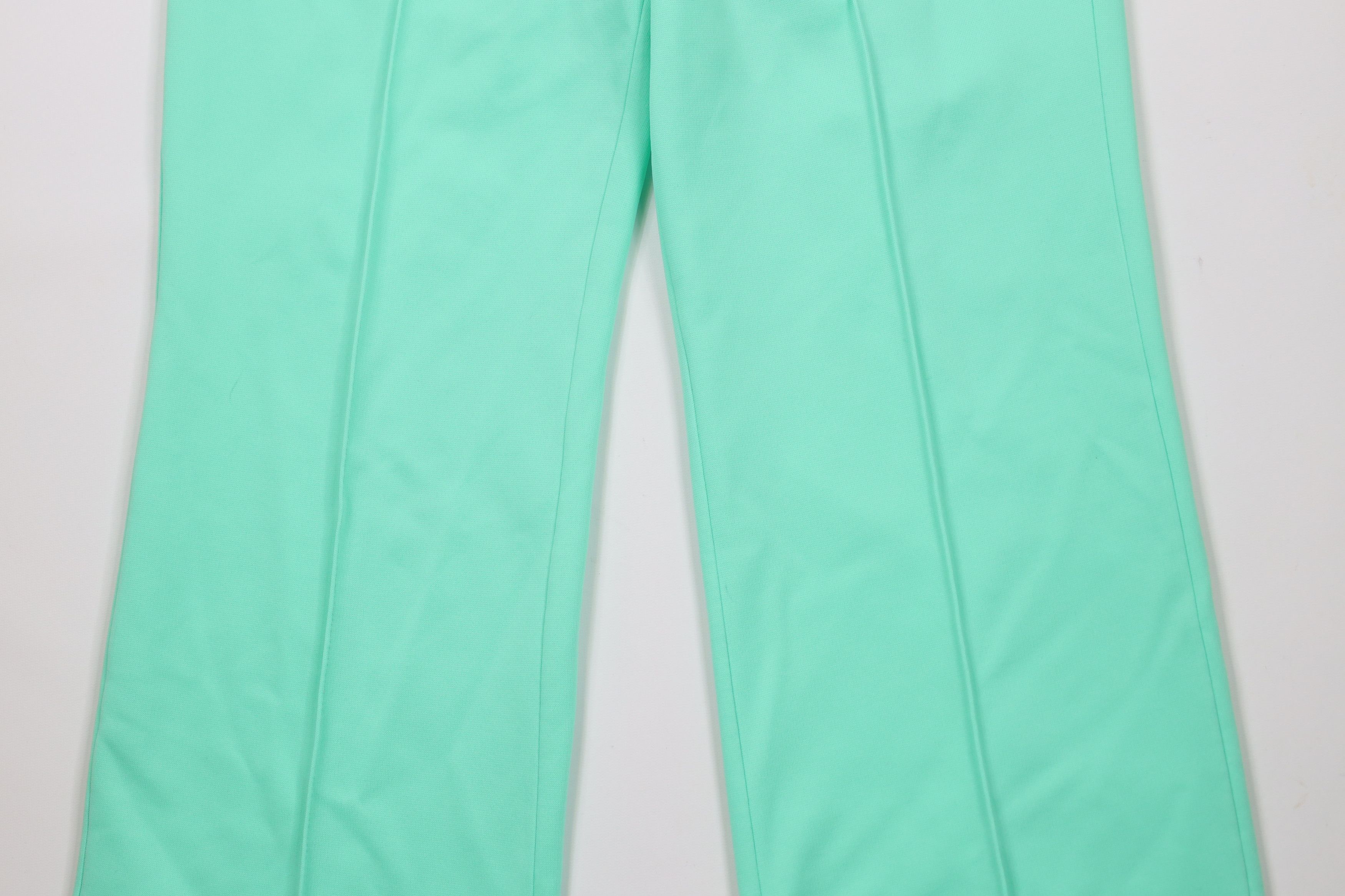 Vintage Vintage 70s Streetwear Bell Bottoms Pants Mint Green USA Size 38" / US 16 / IT 52 - 3 Thumbnail