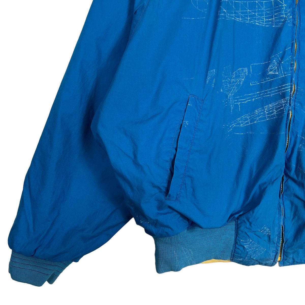 Mega Yacht × Nautica × Vintage 🔥 90s VINTAGE NAUTICA YACHT CLUB REVERSIBLE BOMBER JACKET Size US L / EU 52-54 / 3 - 5 Thumbnail