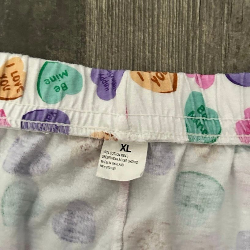 Other candy love hearts graphic white mens shorts Size US 32 / EU 48 - 3 Thumbnail