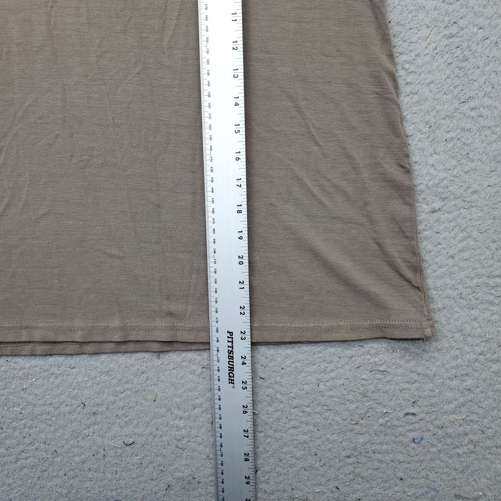 The Territory Ahead Territory Ahead Skirt Womens L Brown Tencel Elastic Waistband Pull On Size 36" / US 14 / IT 50 - 3 Thumbnail