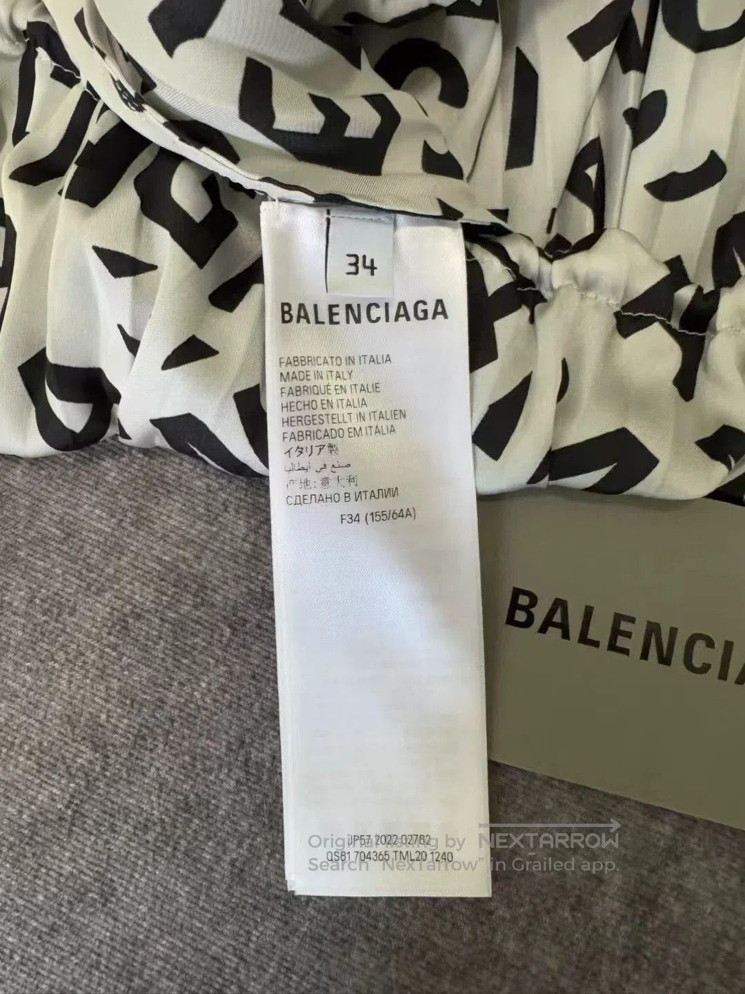 Balenciaga Balenciaga Logo Pleated Skirt. Size US 34 / EU 50 - 3 Thumbnail