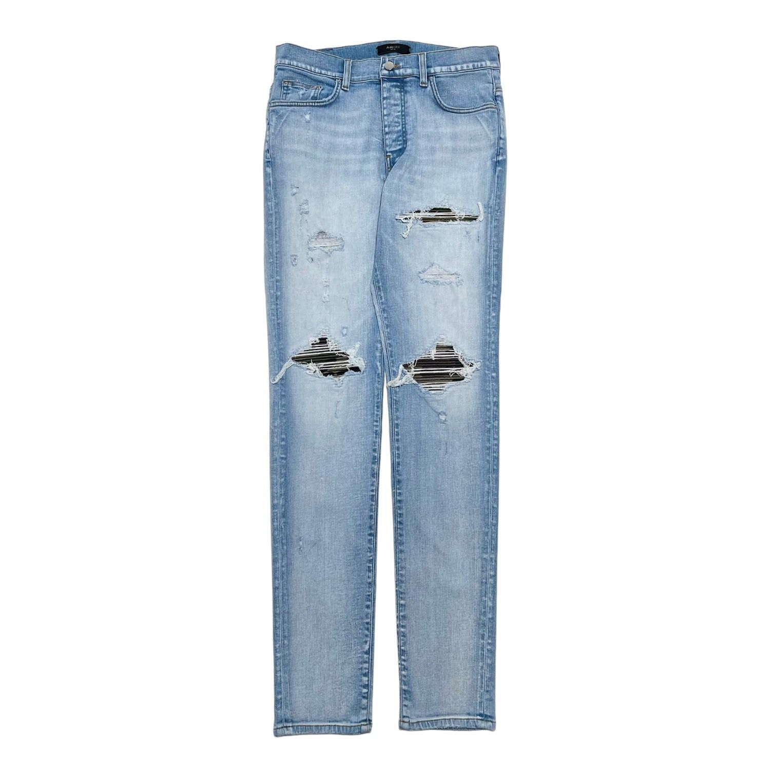 Jean Skinny AMIRI Mx1 Vert à Carreaux - Taille 34/34 - Neuf Avec étiquettes