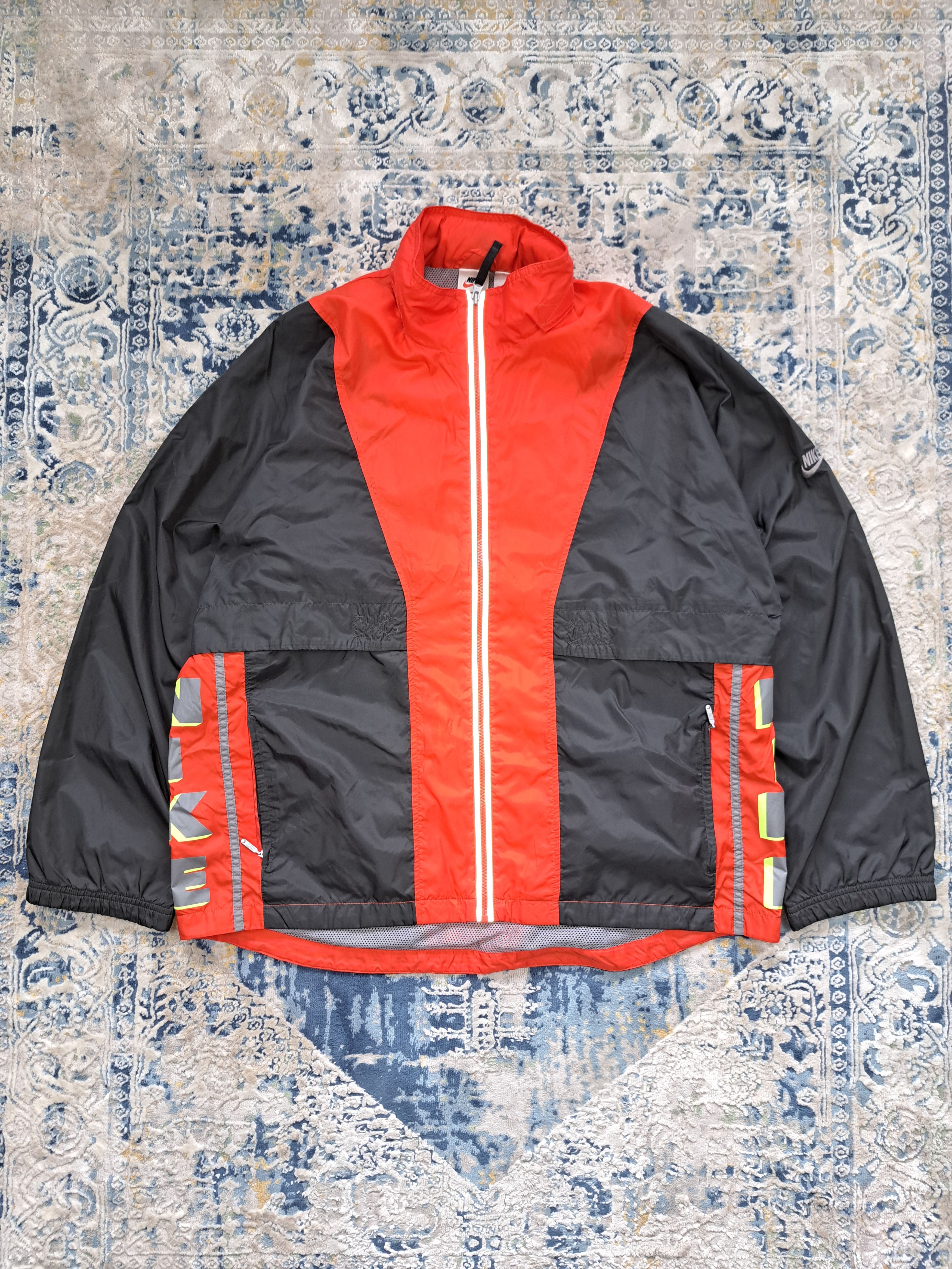 Nike VTG 90s Nike Reflective Nylon Track Suit Techno Rave Neon Size US XL / EU 56 / 4 - 6 Thumbnail