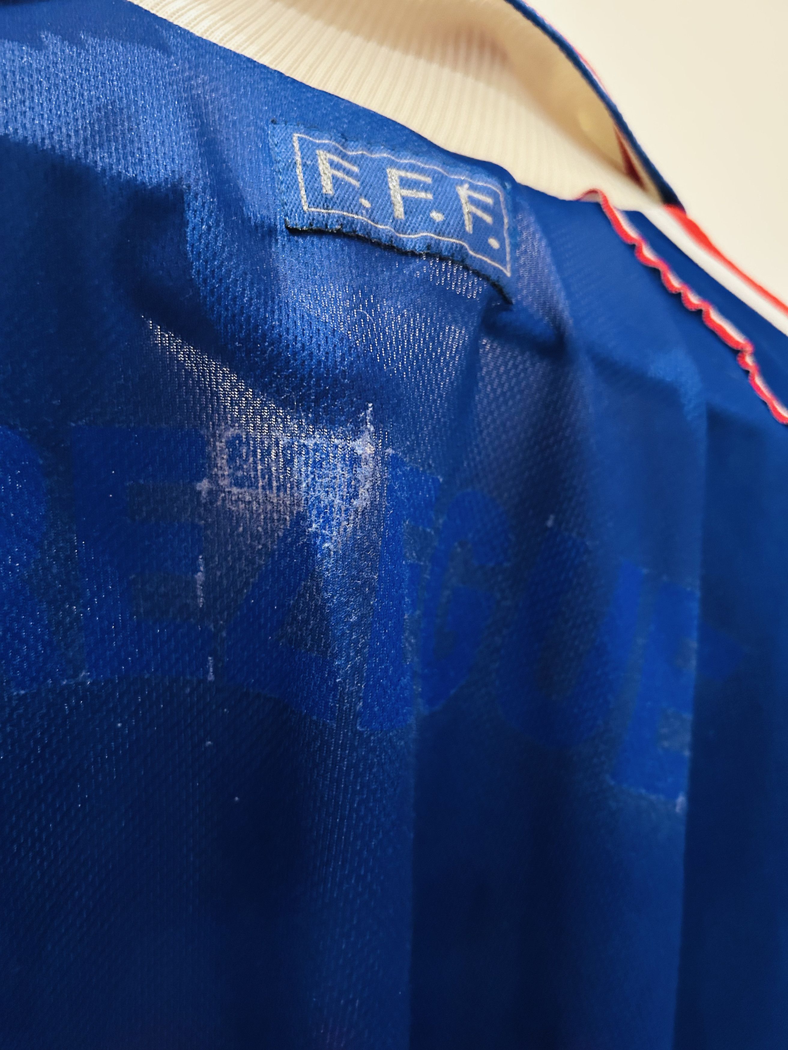 Adidas France 1998 home jersey Size US L / EU 52-54 / 3 - 6 Thumbnail