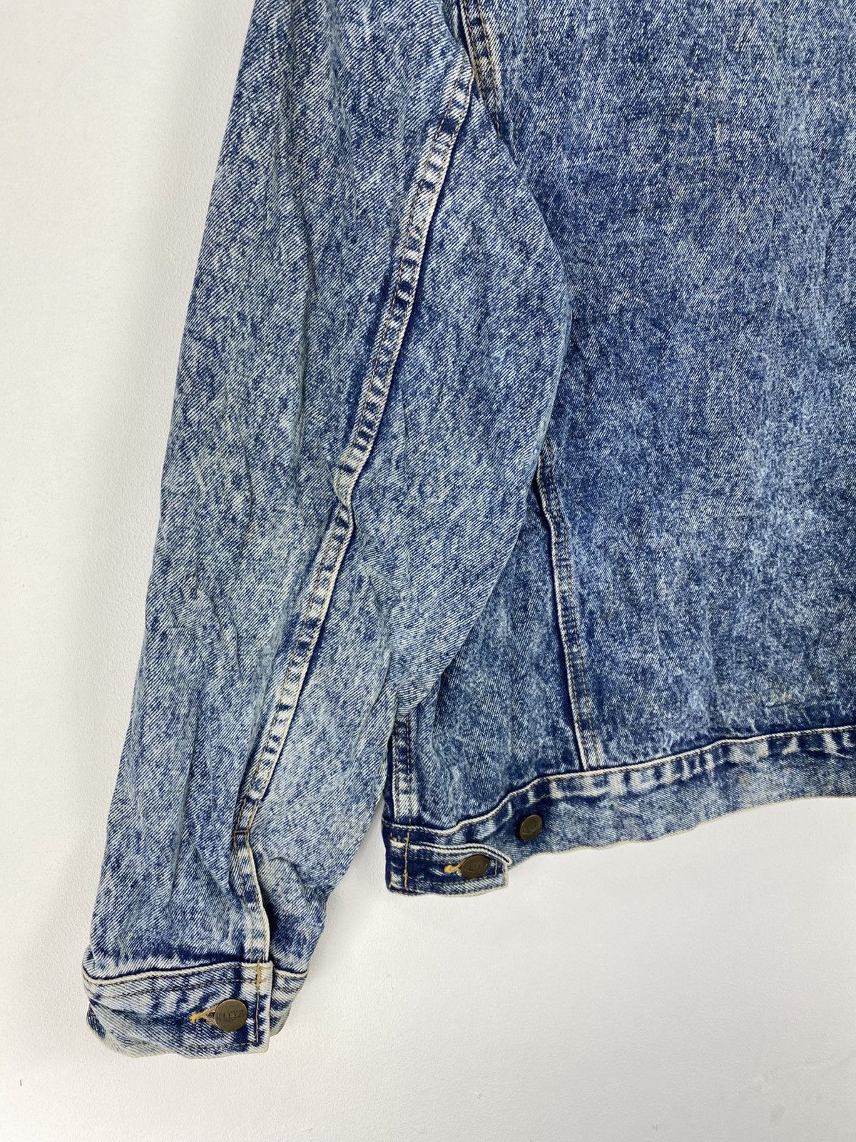 Japanese Brand Vintage 90’s Denim Jacket by Fittz Size US S / EU 44-46 / 1 - 6 Thumbnail